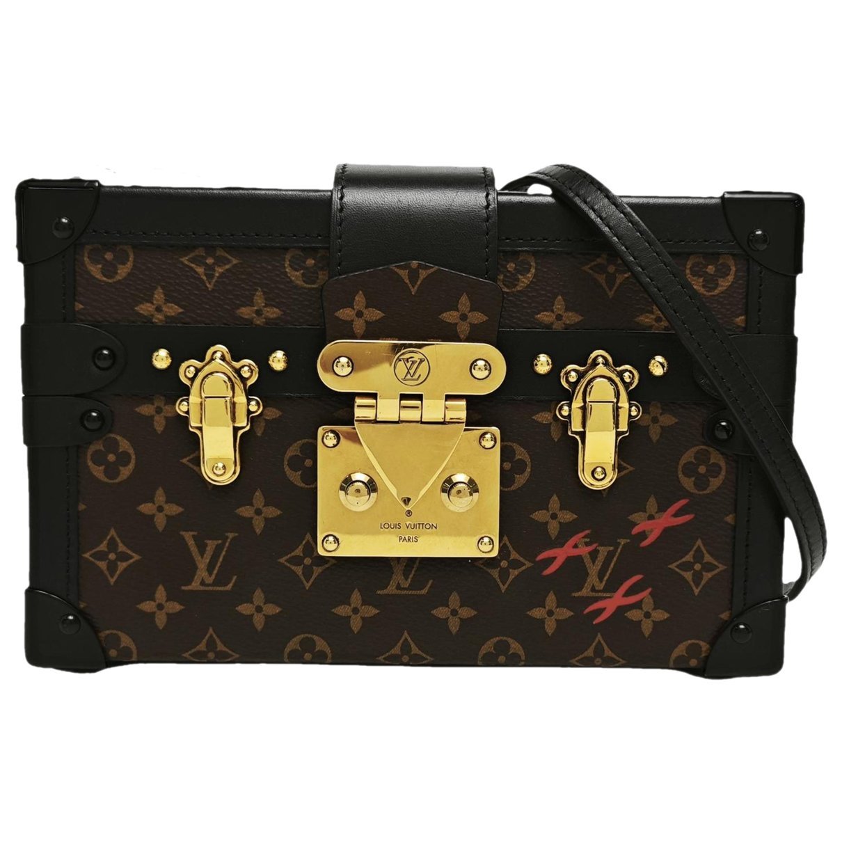 Petite Malle leather handbag