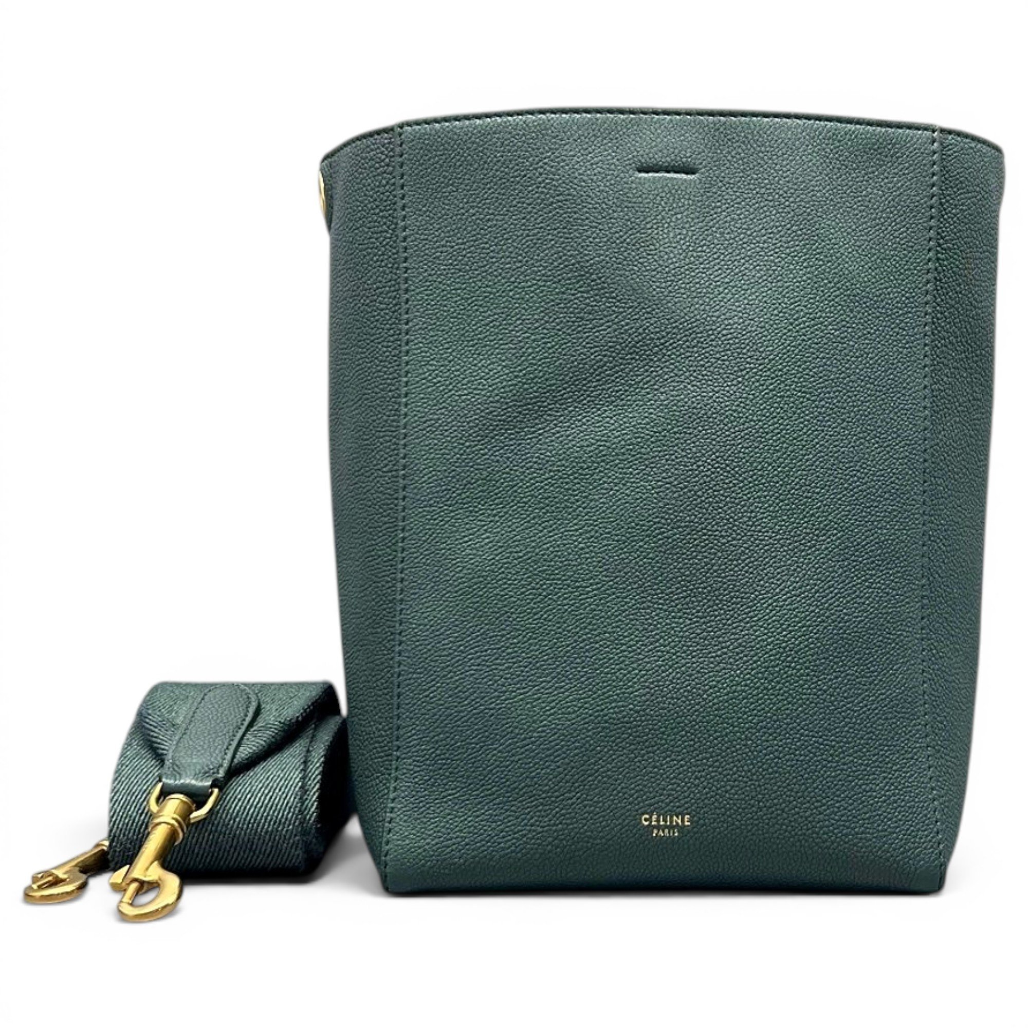 Seau Sangle leather handbag