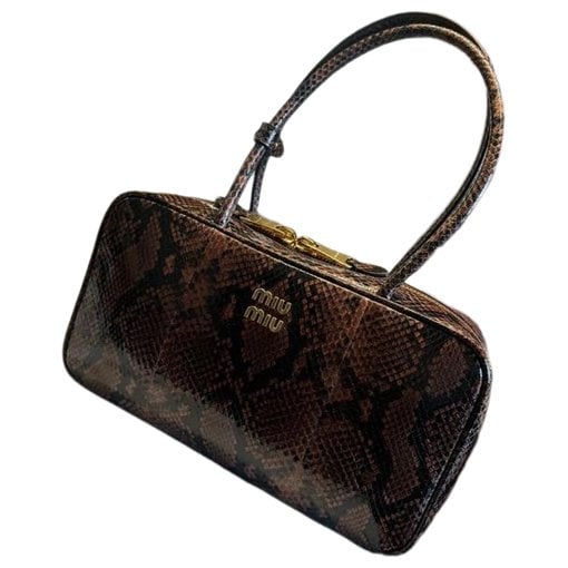 Beau leather handbag