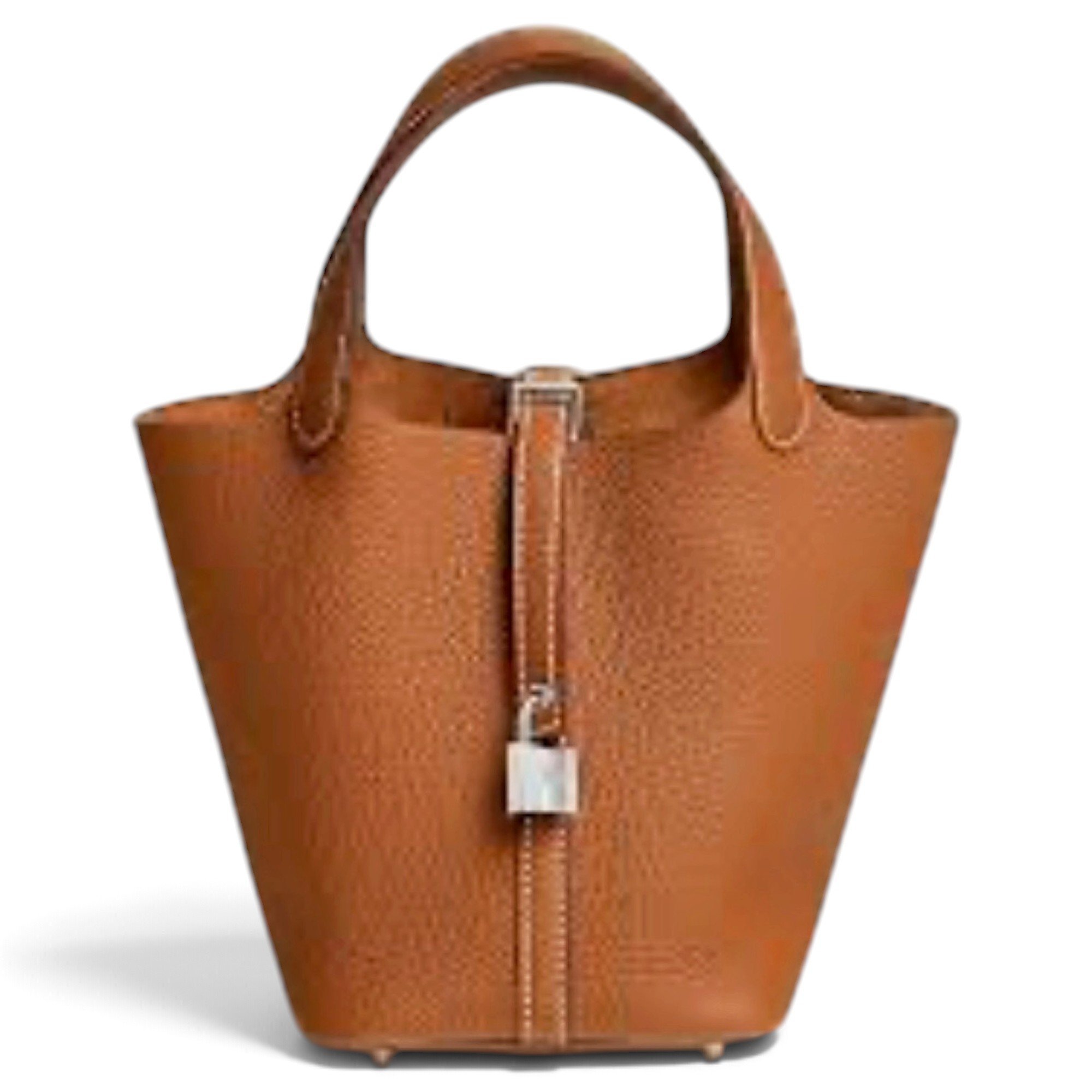 Picotin leather handbag