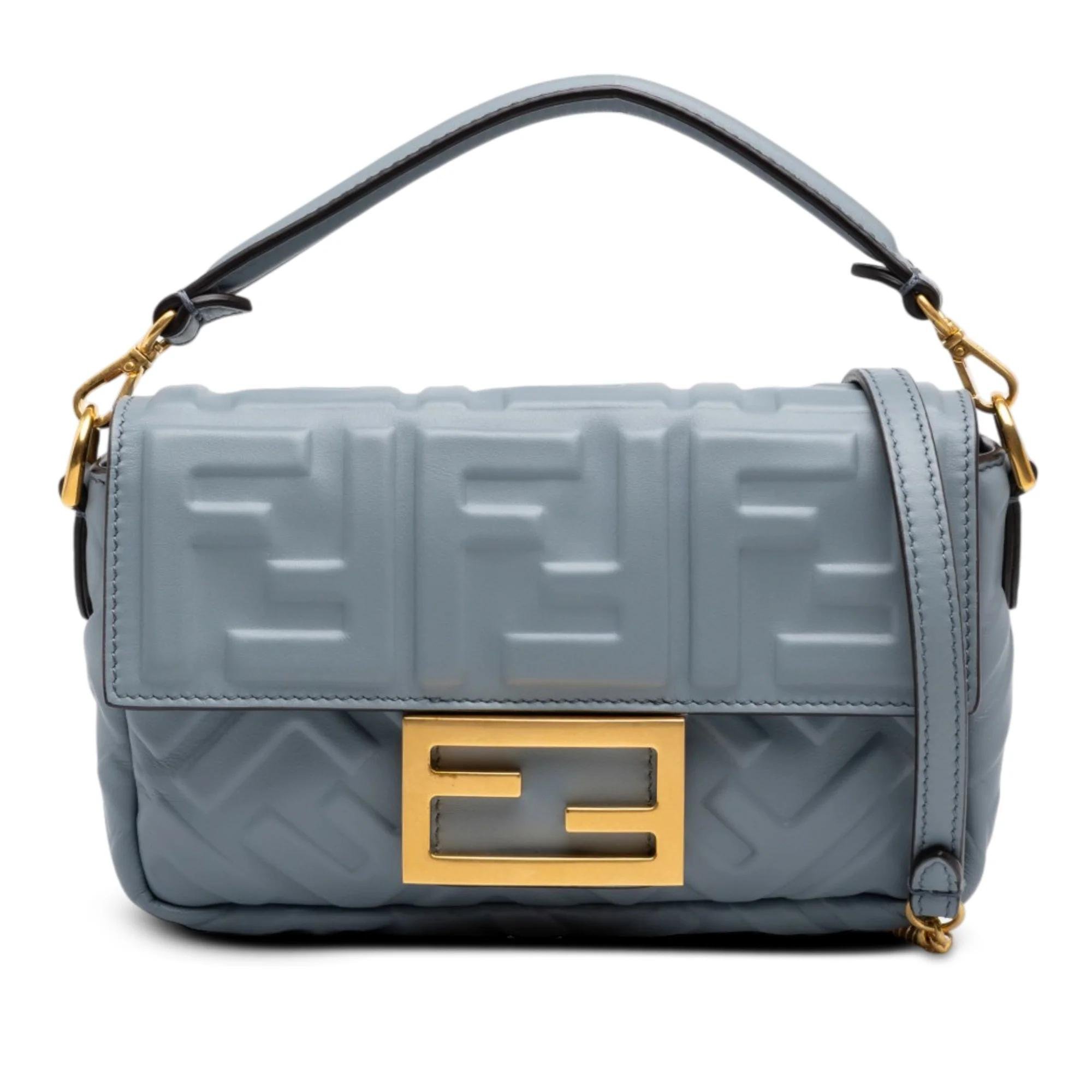 Baguette leather satchel