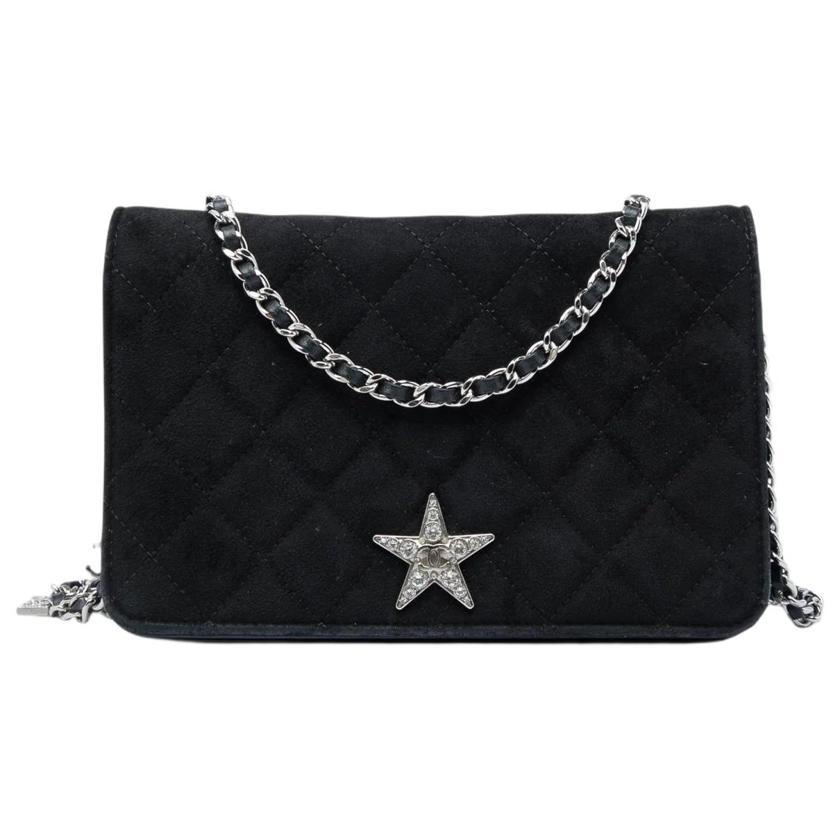 Wallet On Chain leather crossbody bag