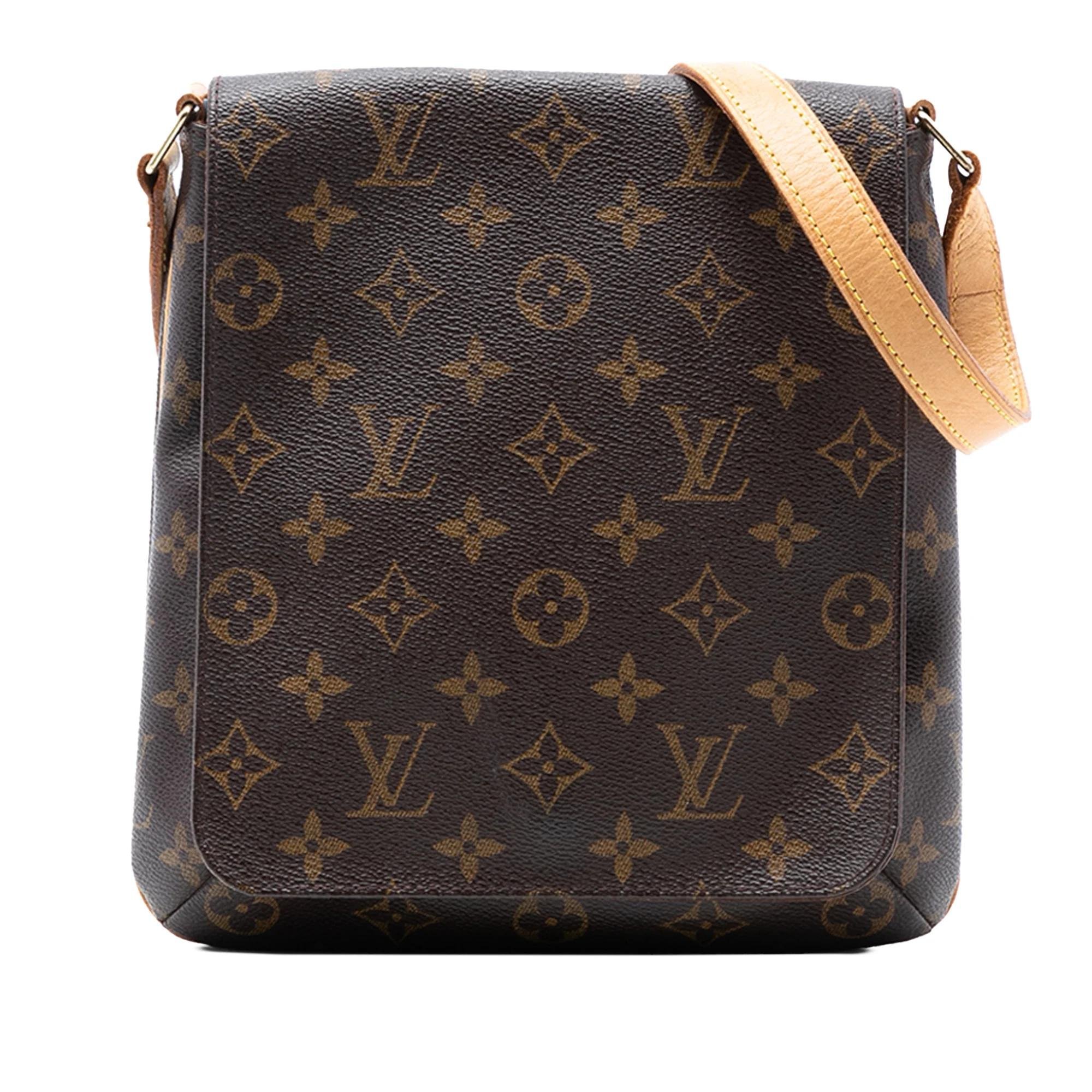 Musette cloth handbag
