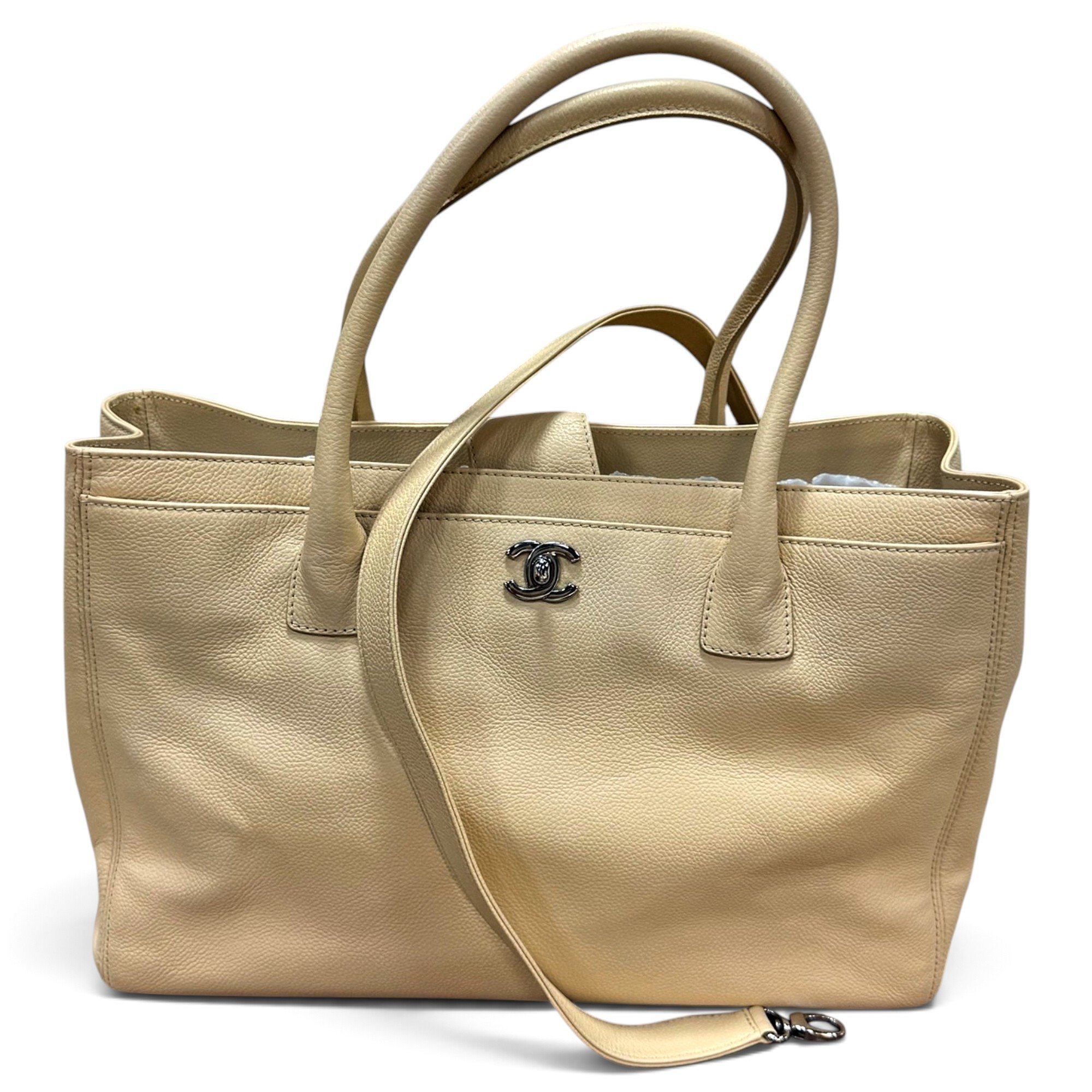 Executive leather tote