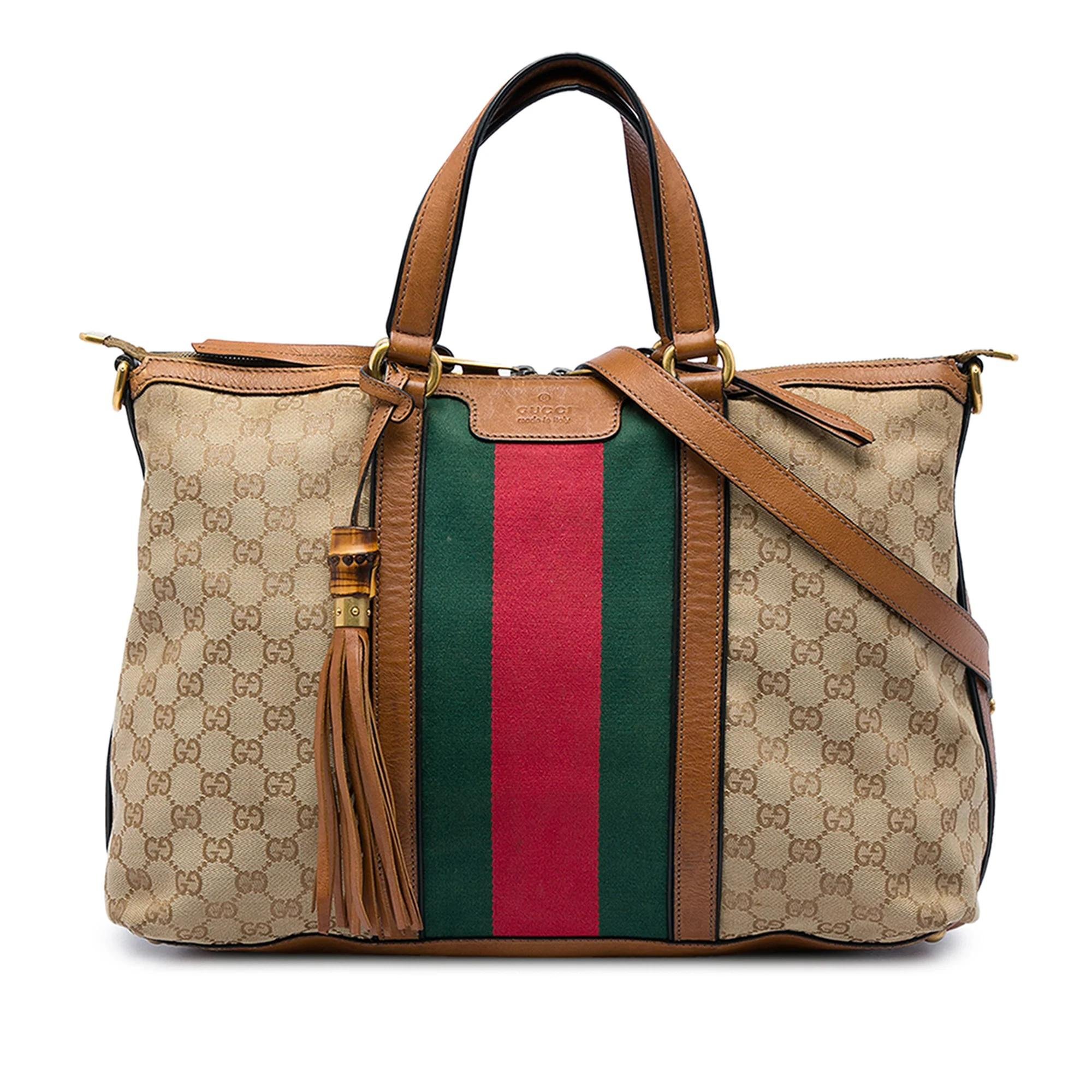 Gucci B leather handbag