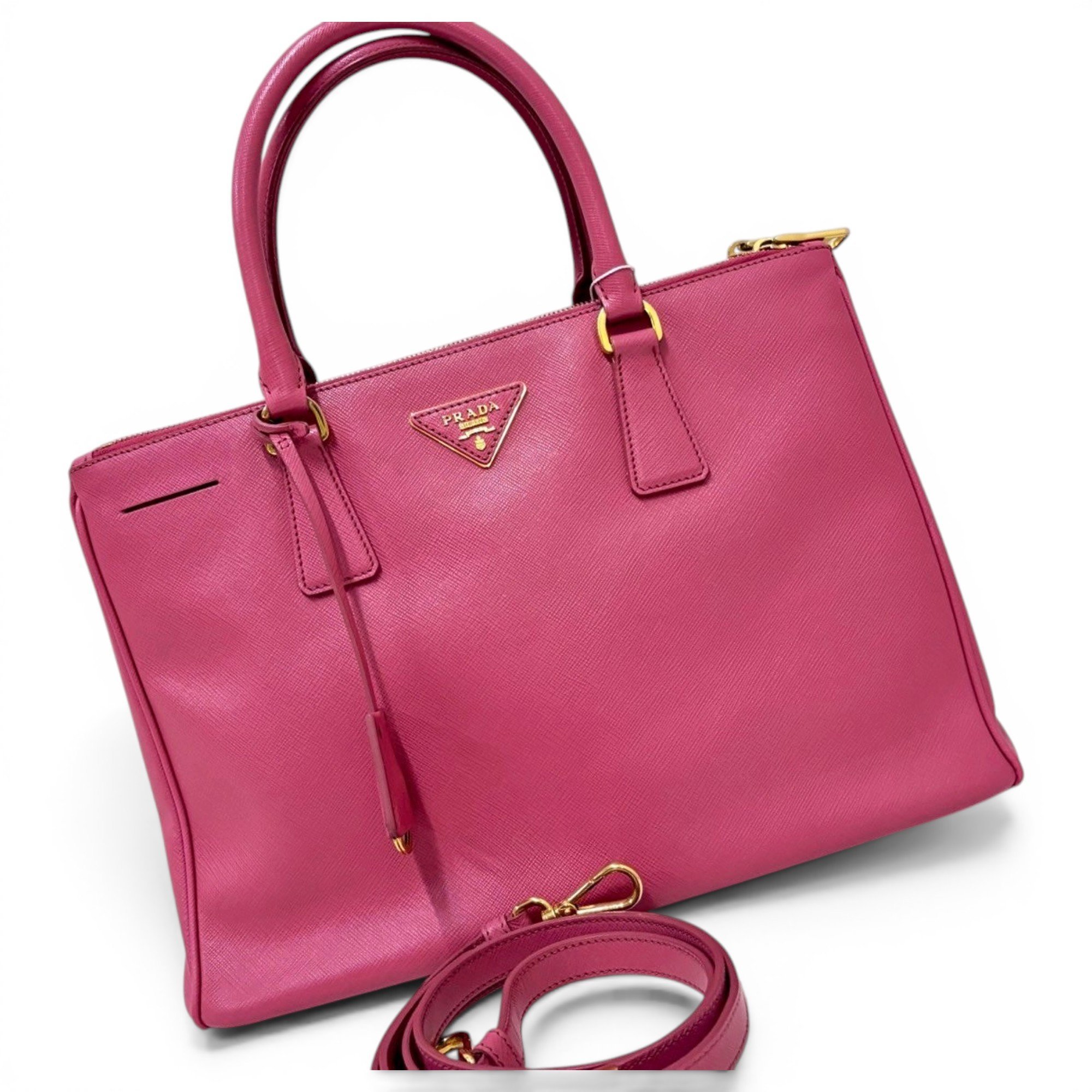 Galleria leather handbag