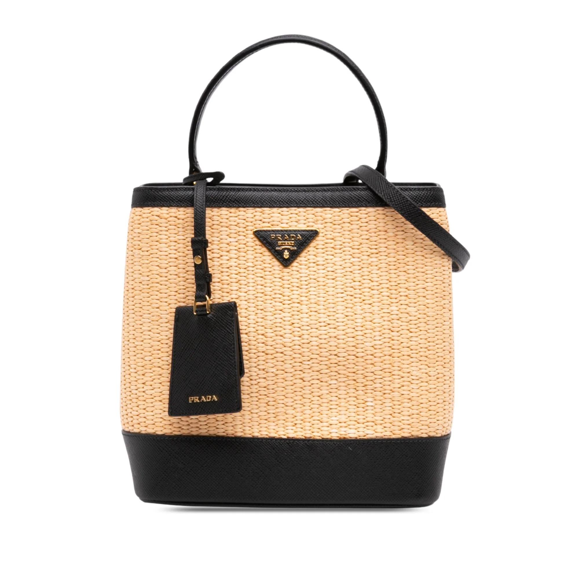 Panier leather handbag