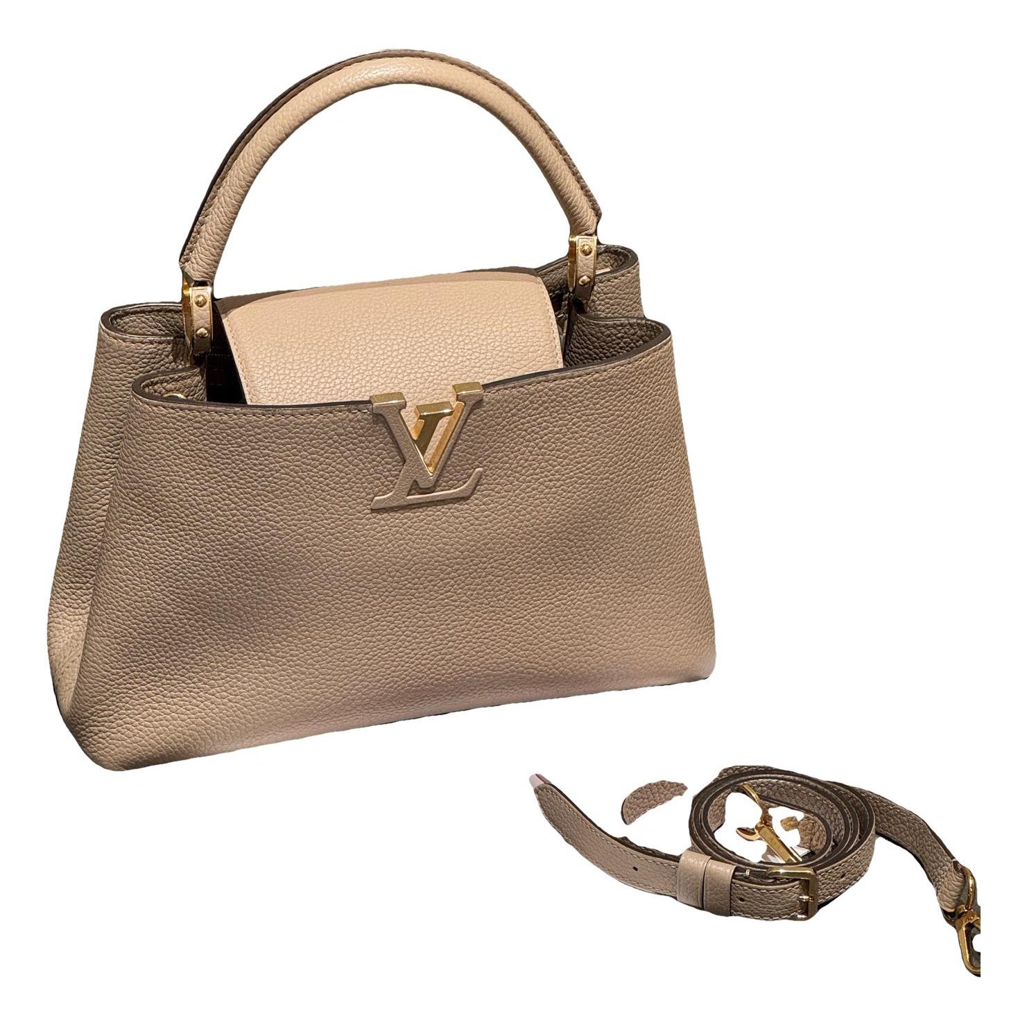 Capucines leather handbag