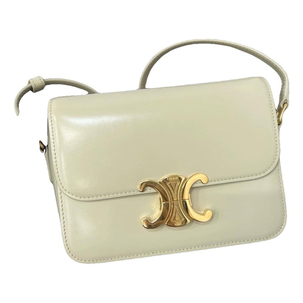 Triomphe leather handbag
