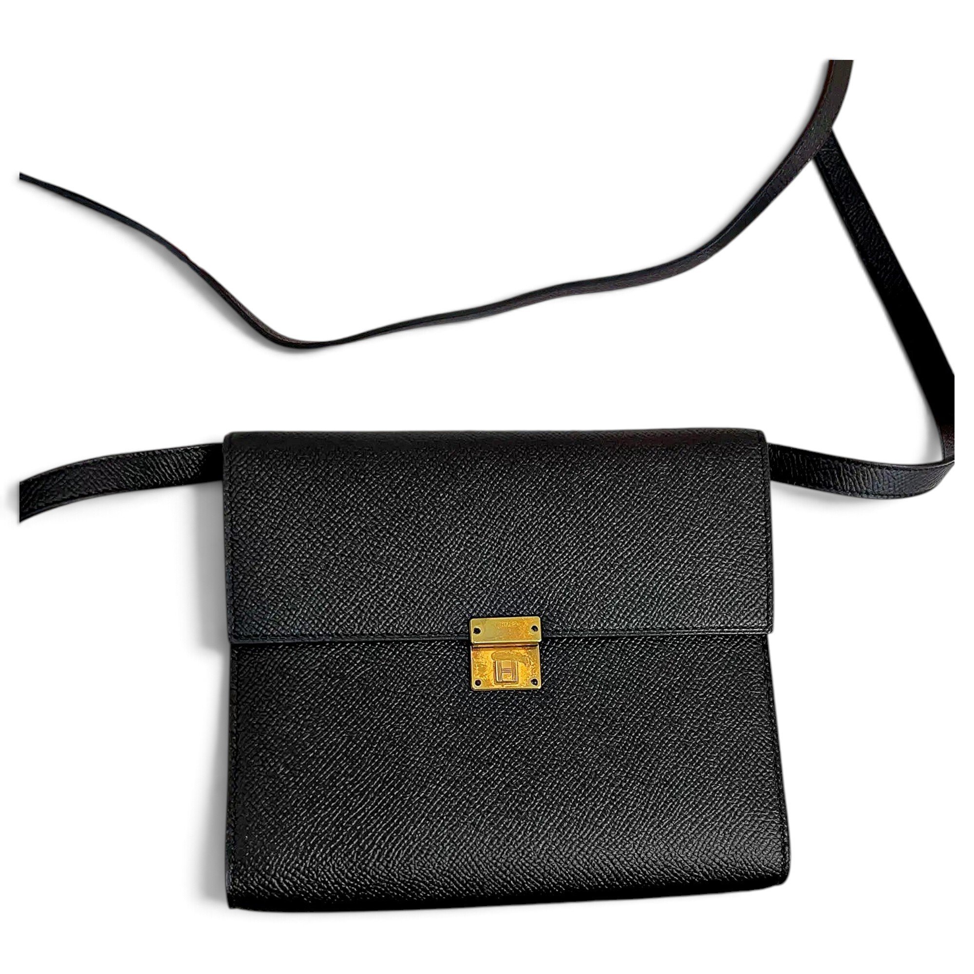 Clic 16 leather crossbody bag