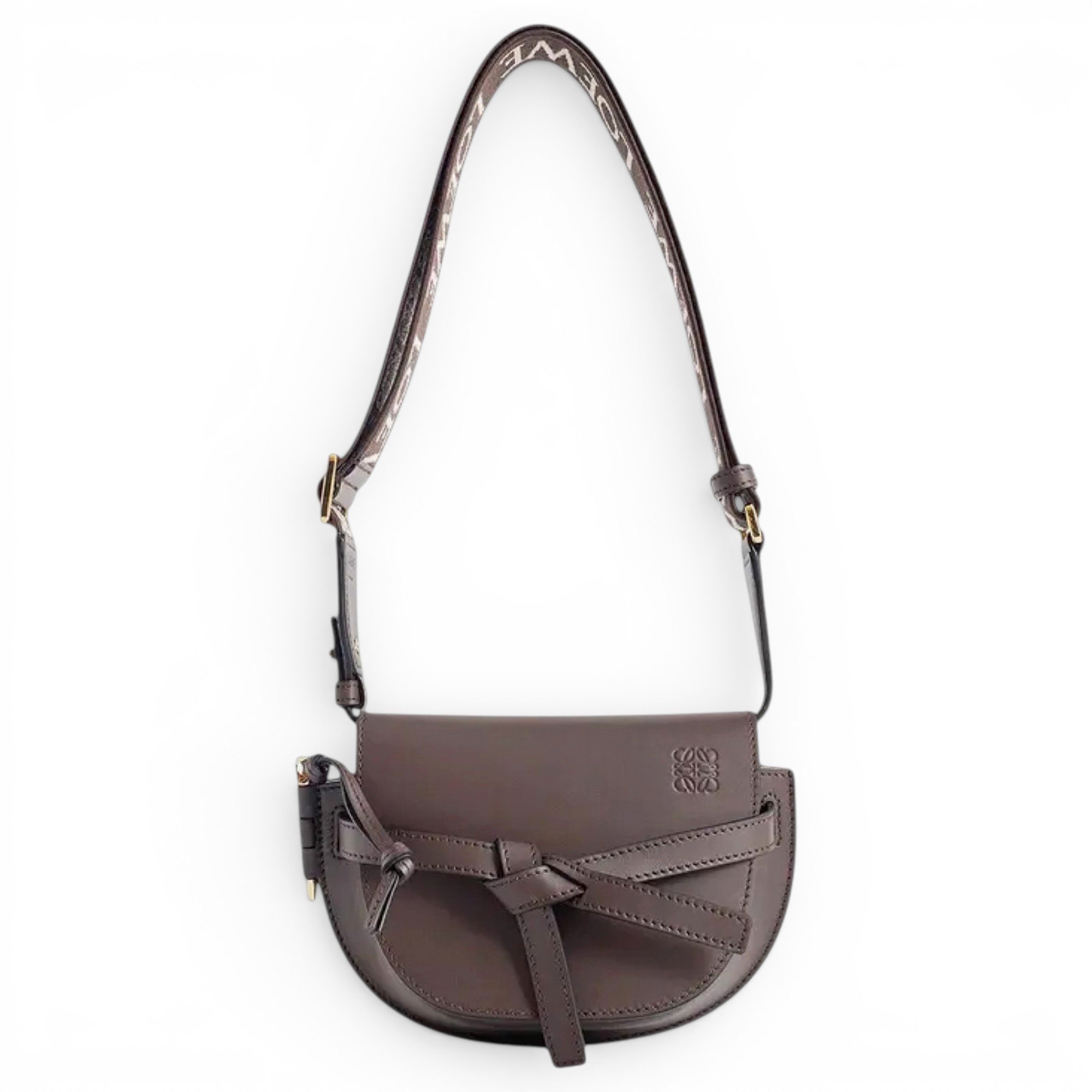 Gate leather crossbody bag