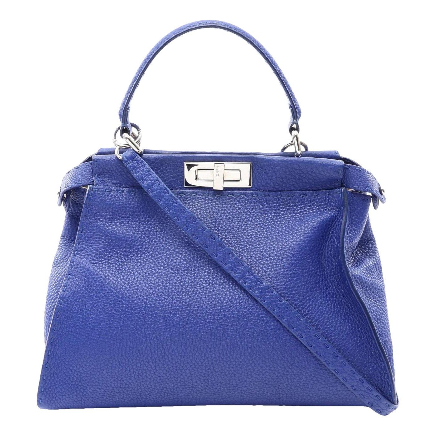 Peekaboo leather handbag