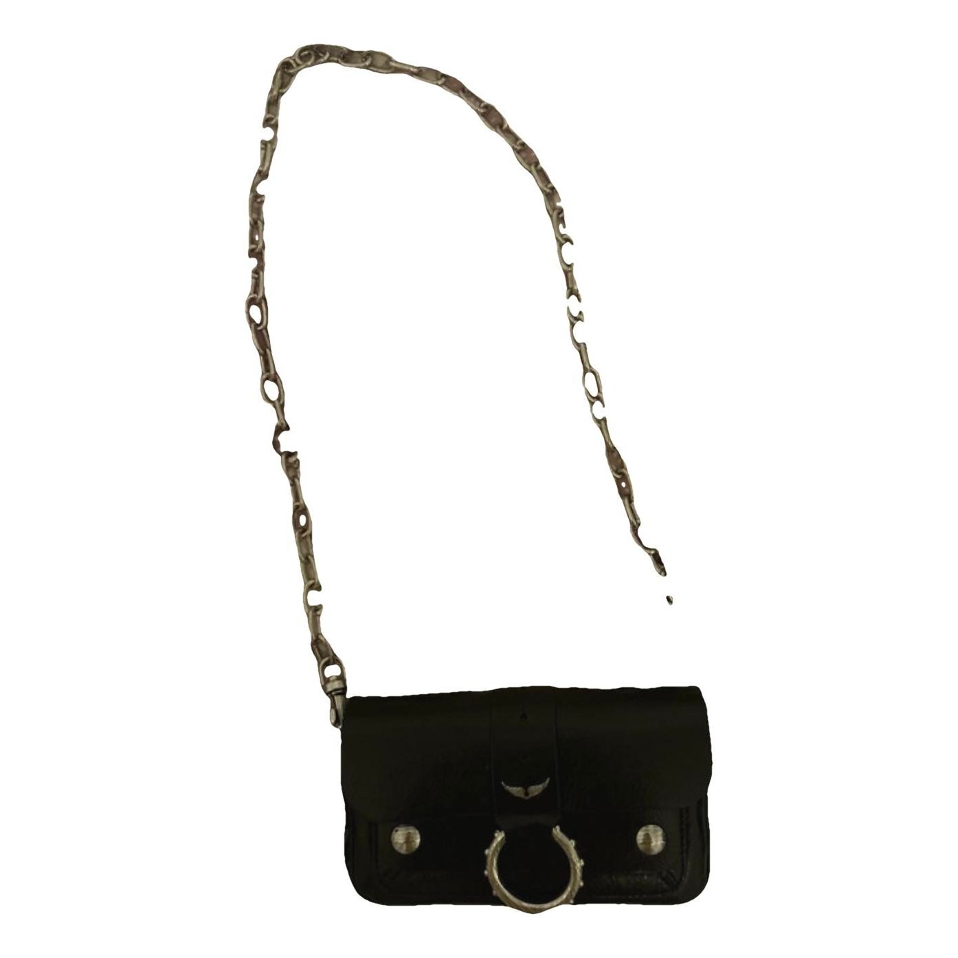Rock leather clutch bag