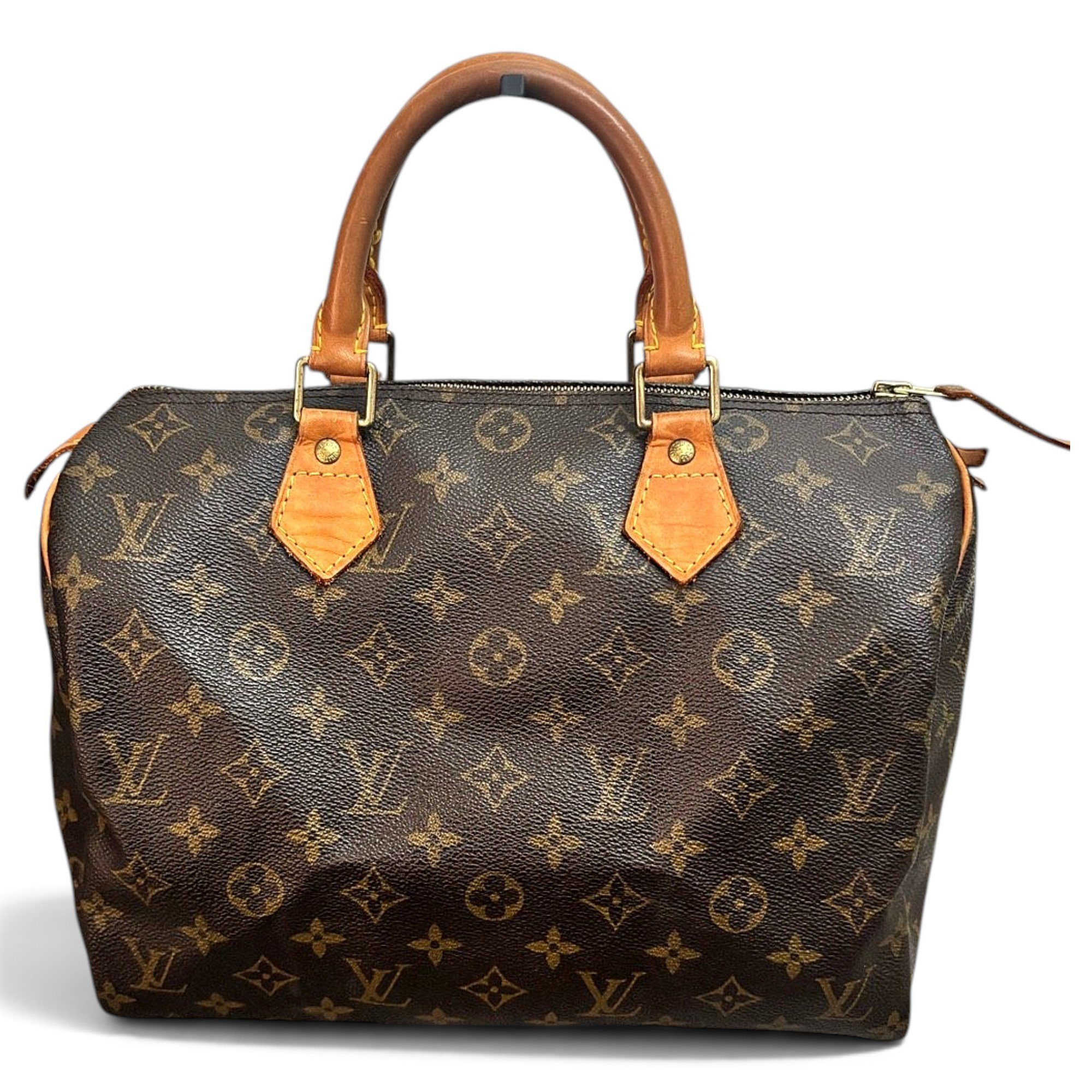 Speedy leather bowling bag