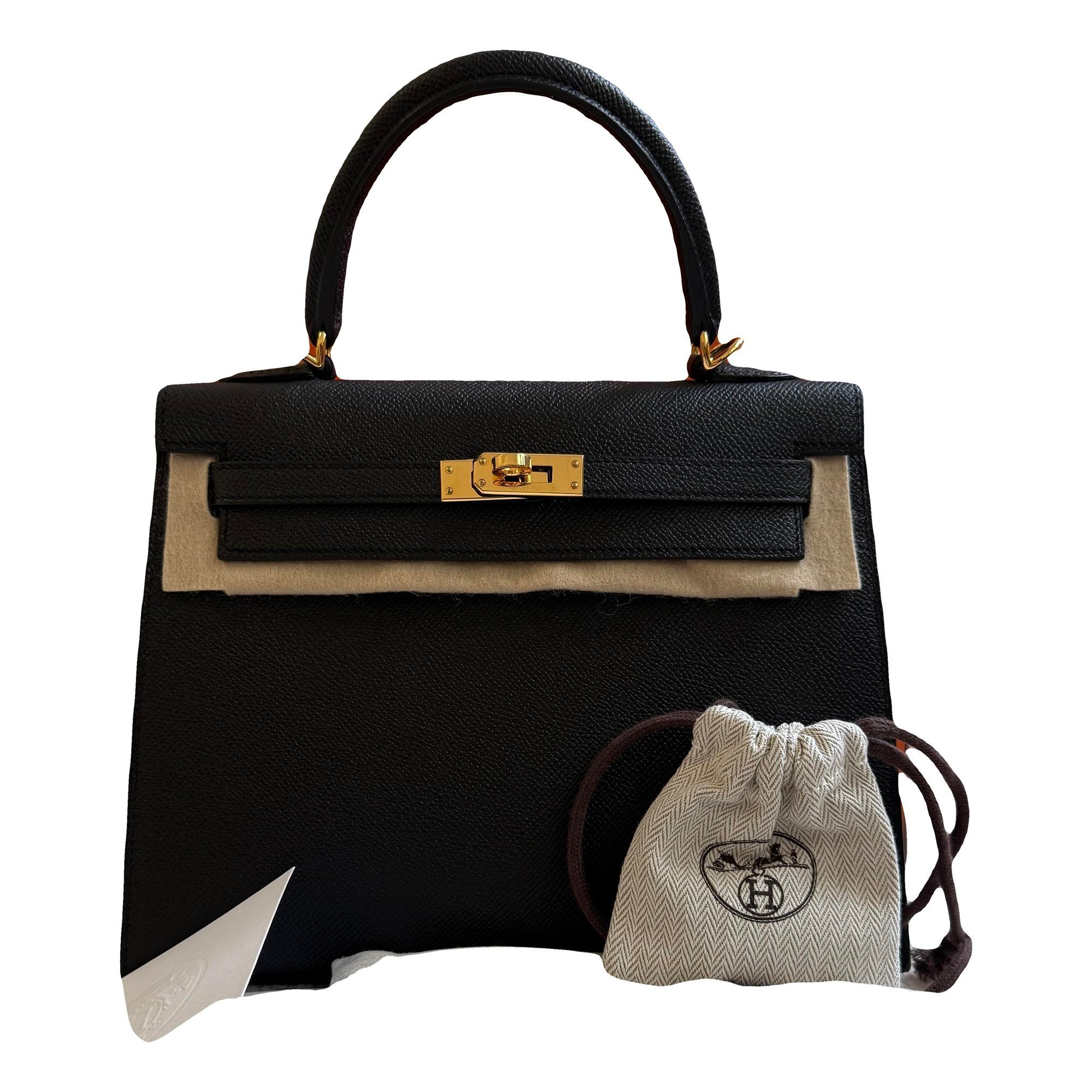 Kelly 25 leather handbag