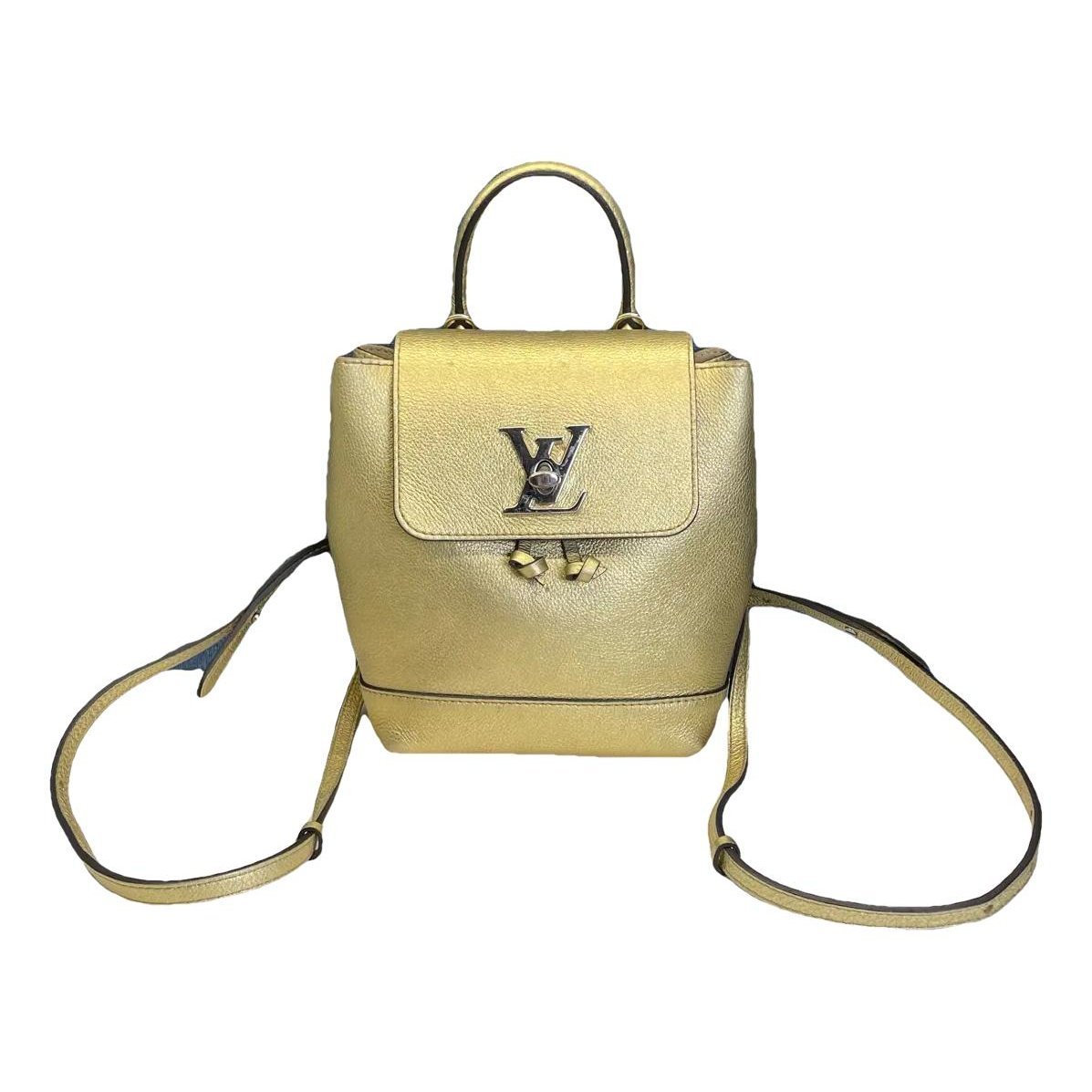 Lockme leather backpack