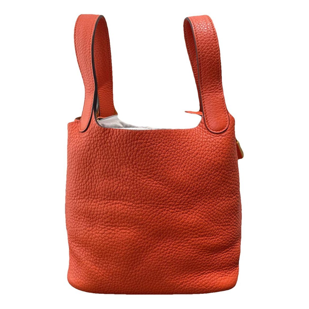 Picotin leather handbag