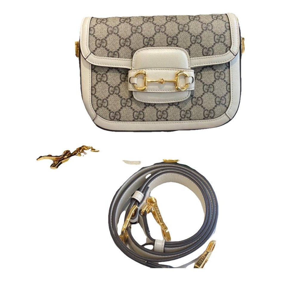Horsebit 1955 Flap leather handbag