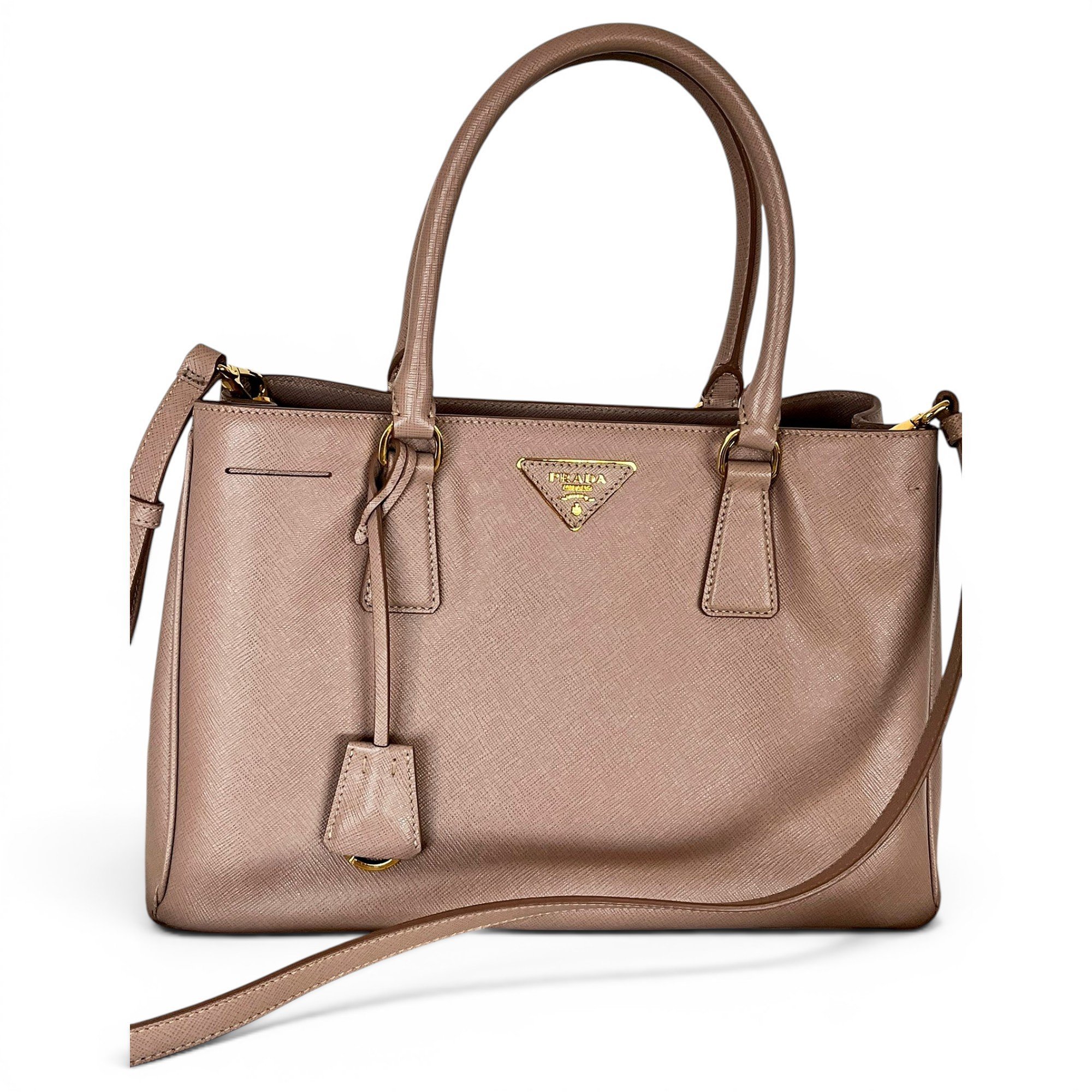 Galleria leather handbag