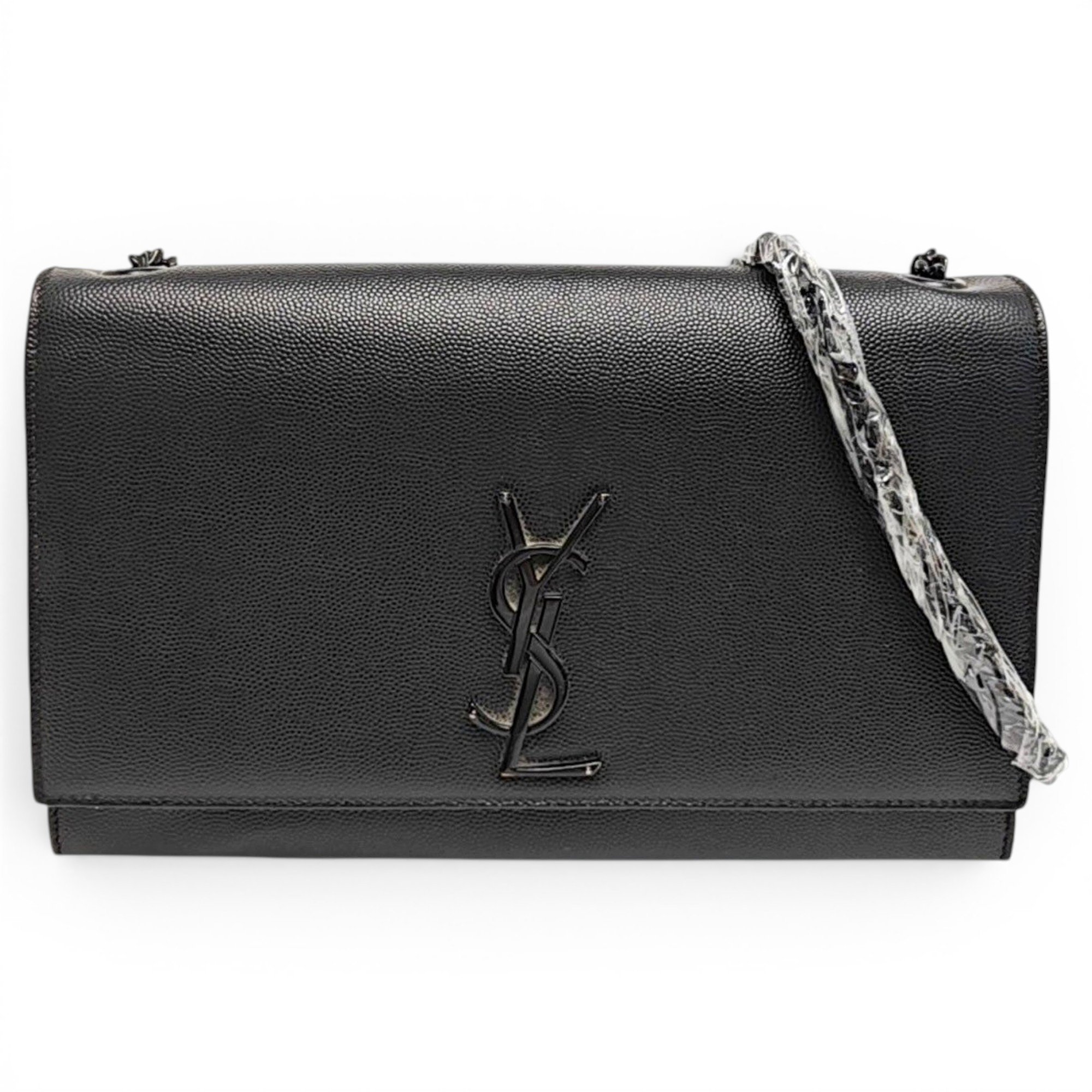Pompom Kate leather handbag