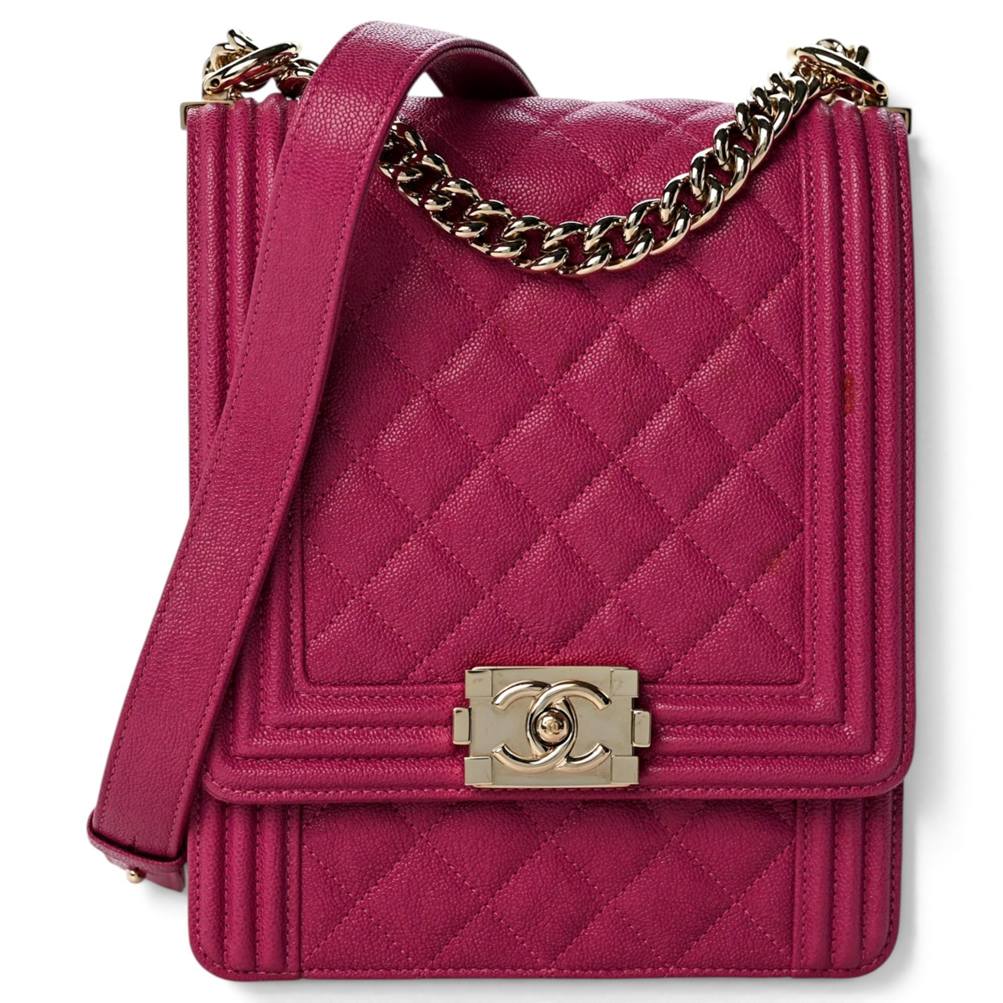 North South Boy leather handbag