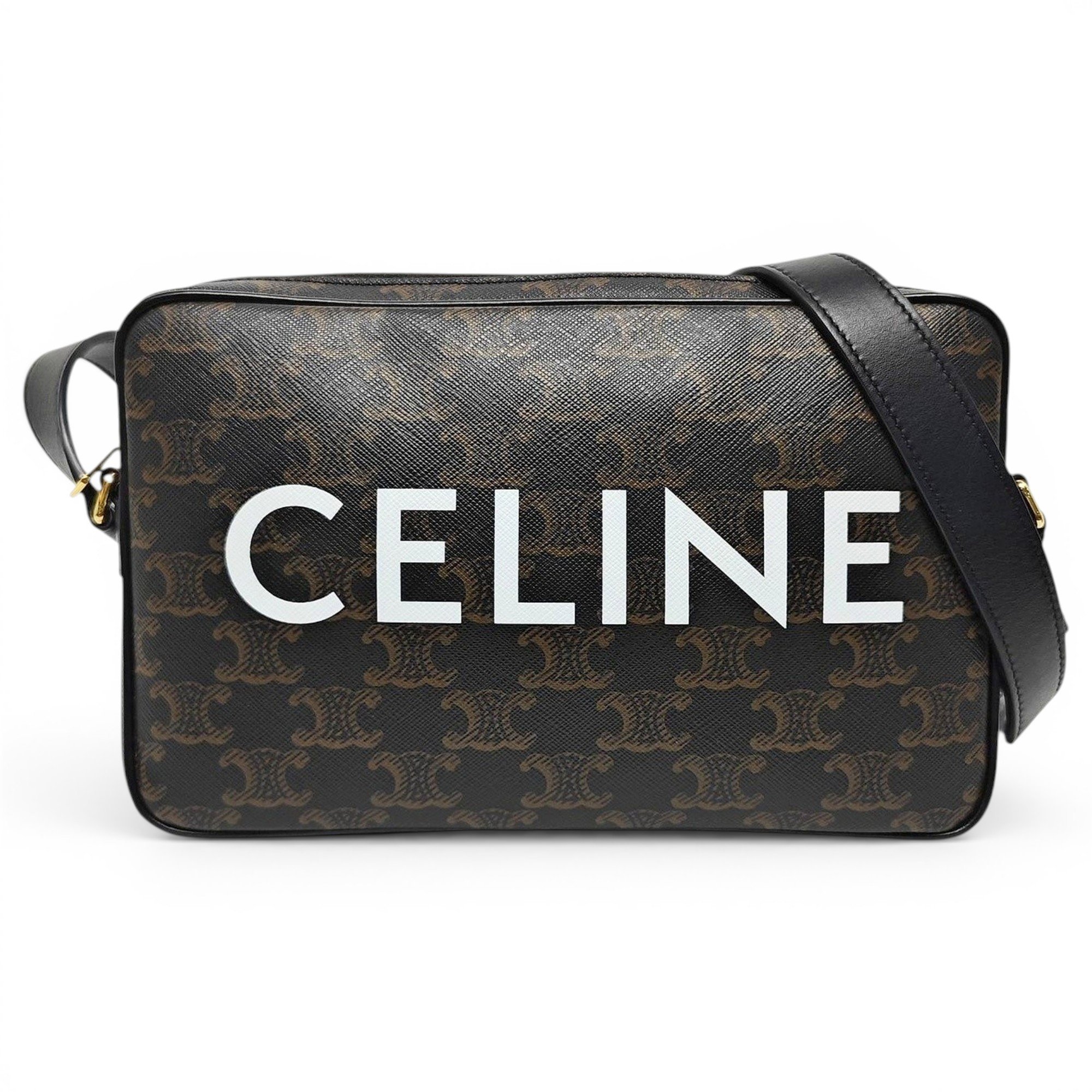 Triomphe leather handbag