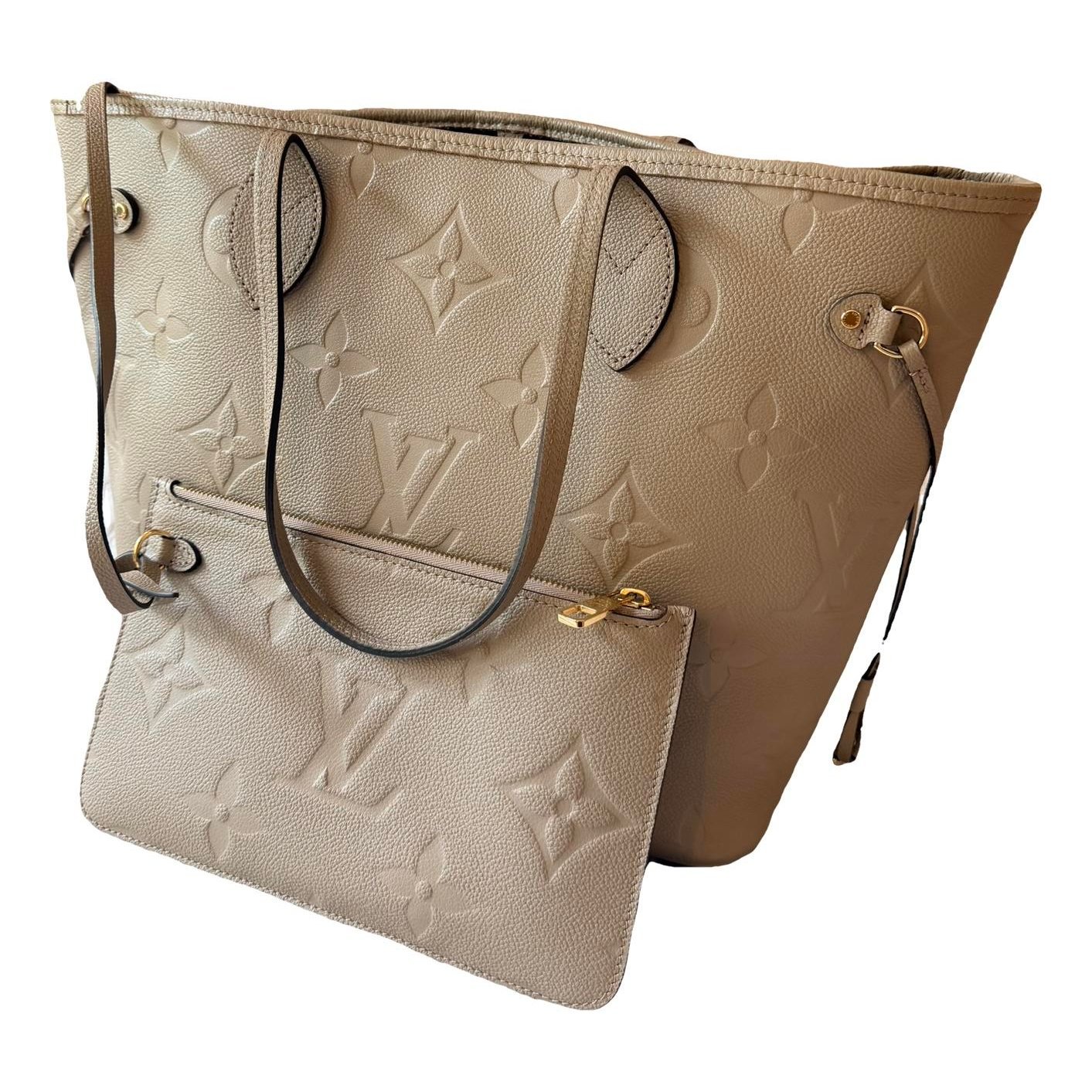 Neverfull leather tote
