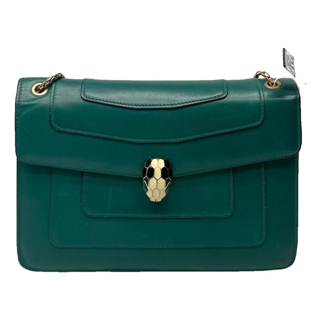 Serpenti leather handbag