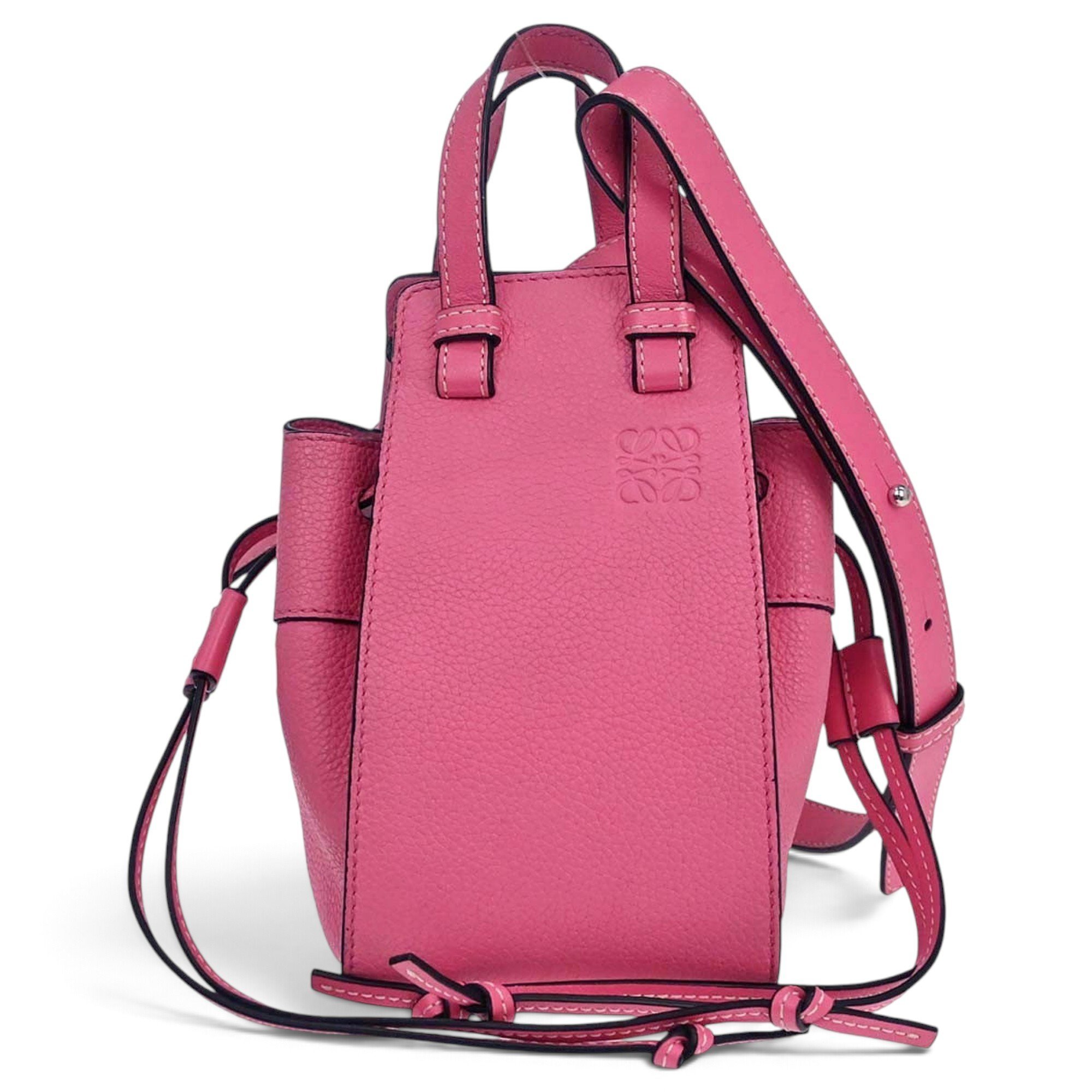 Hammock leather handbag