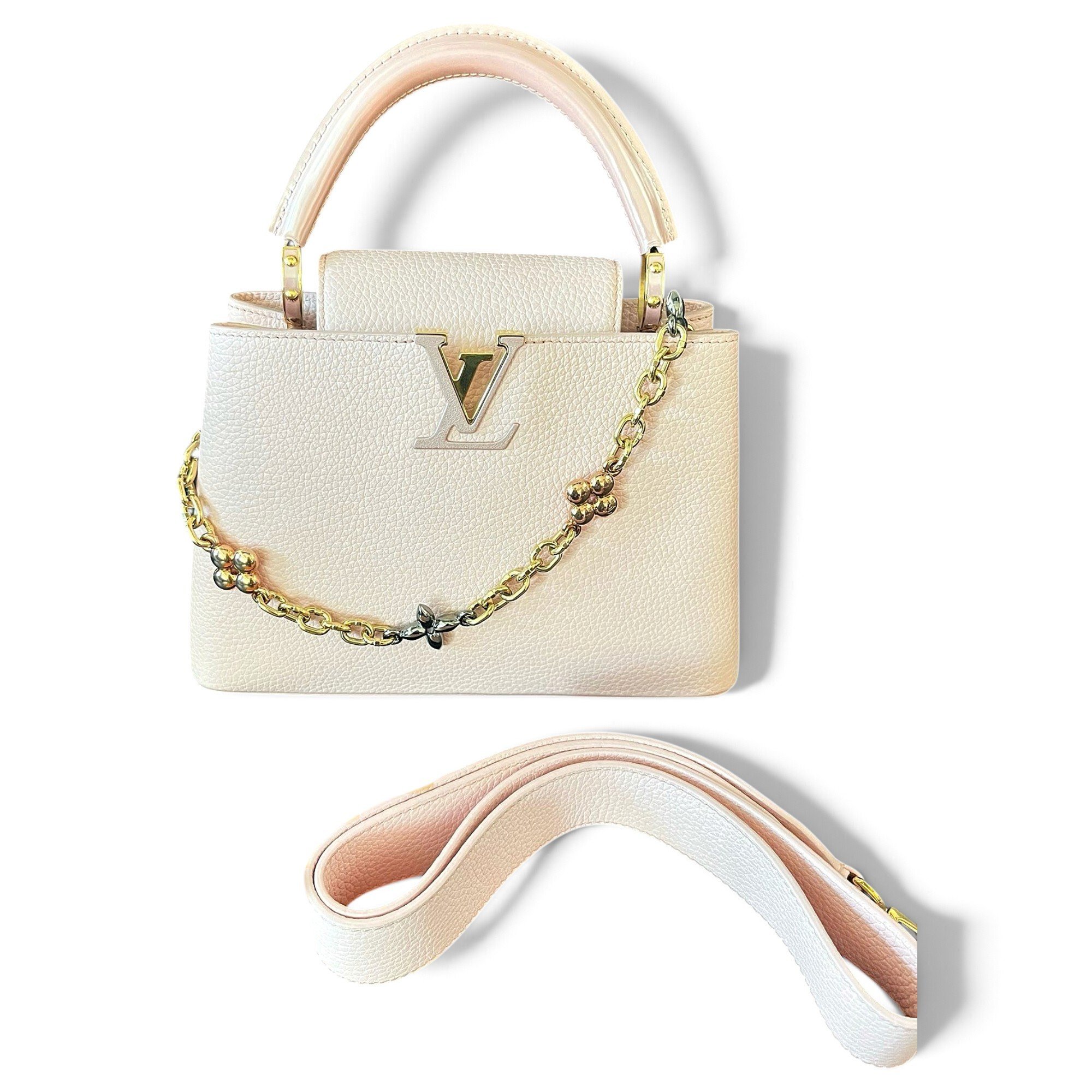Capucines leather handbag