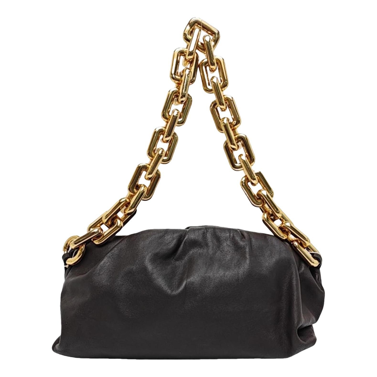 Chain Pouch leather handbag