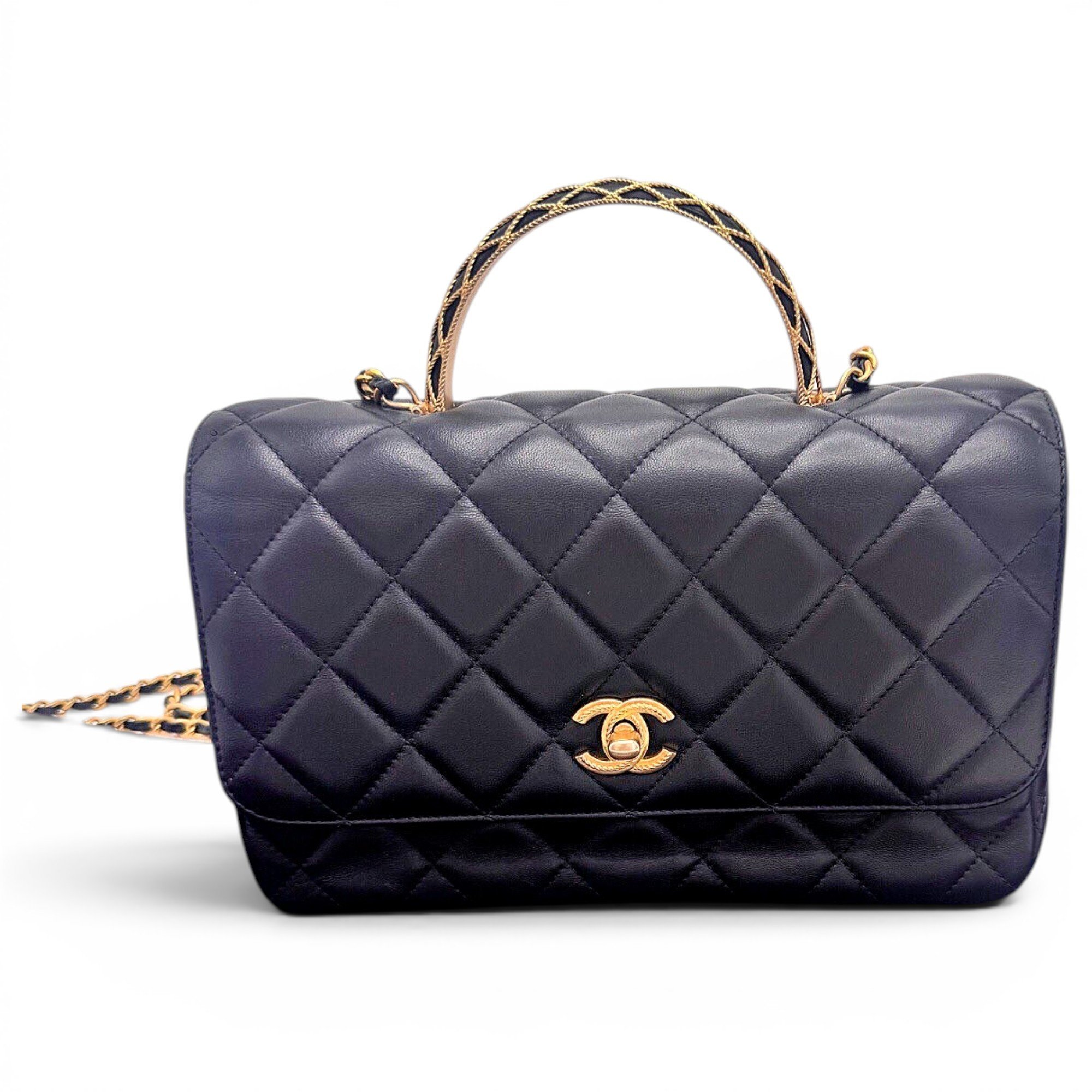 Timeless Classique Top Handle leather handbag