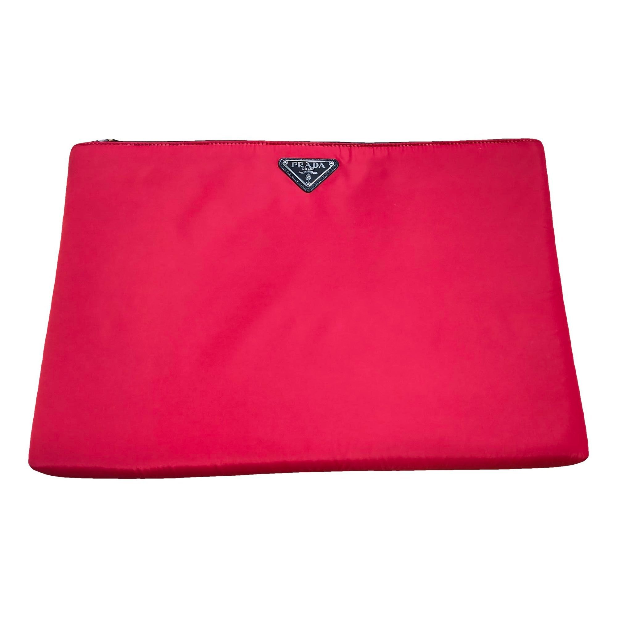 Re-Nylon clutch bag