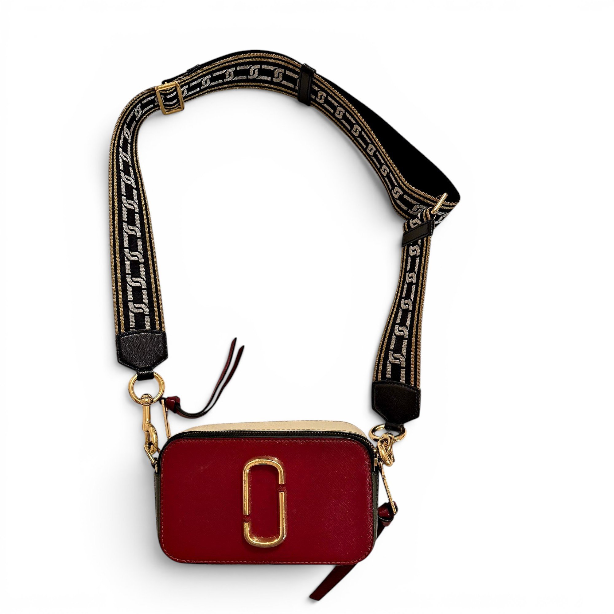 Snapshot leather crossbody bag