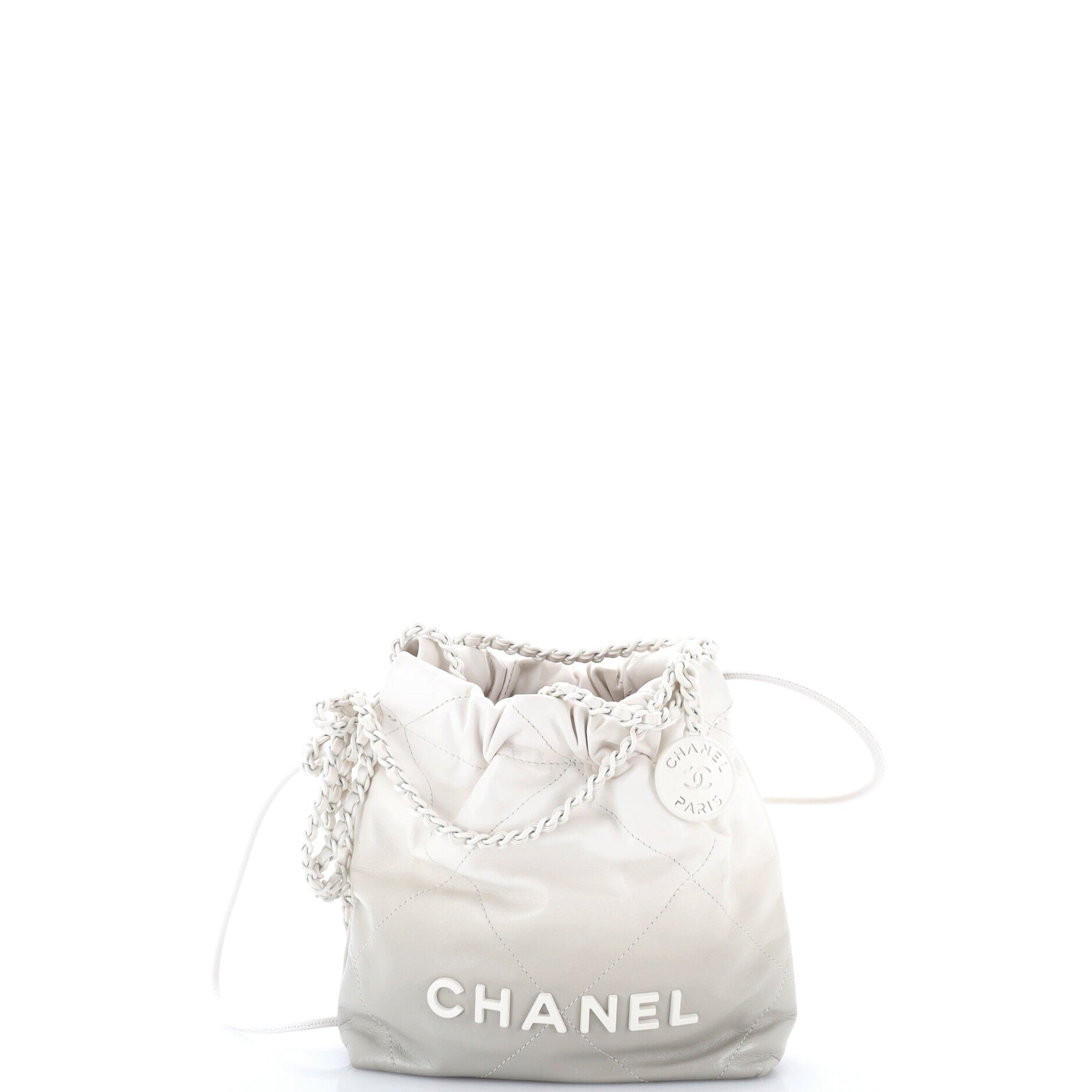 22 Chain Hobo Quilted Shaded Calfskin Mini