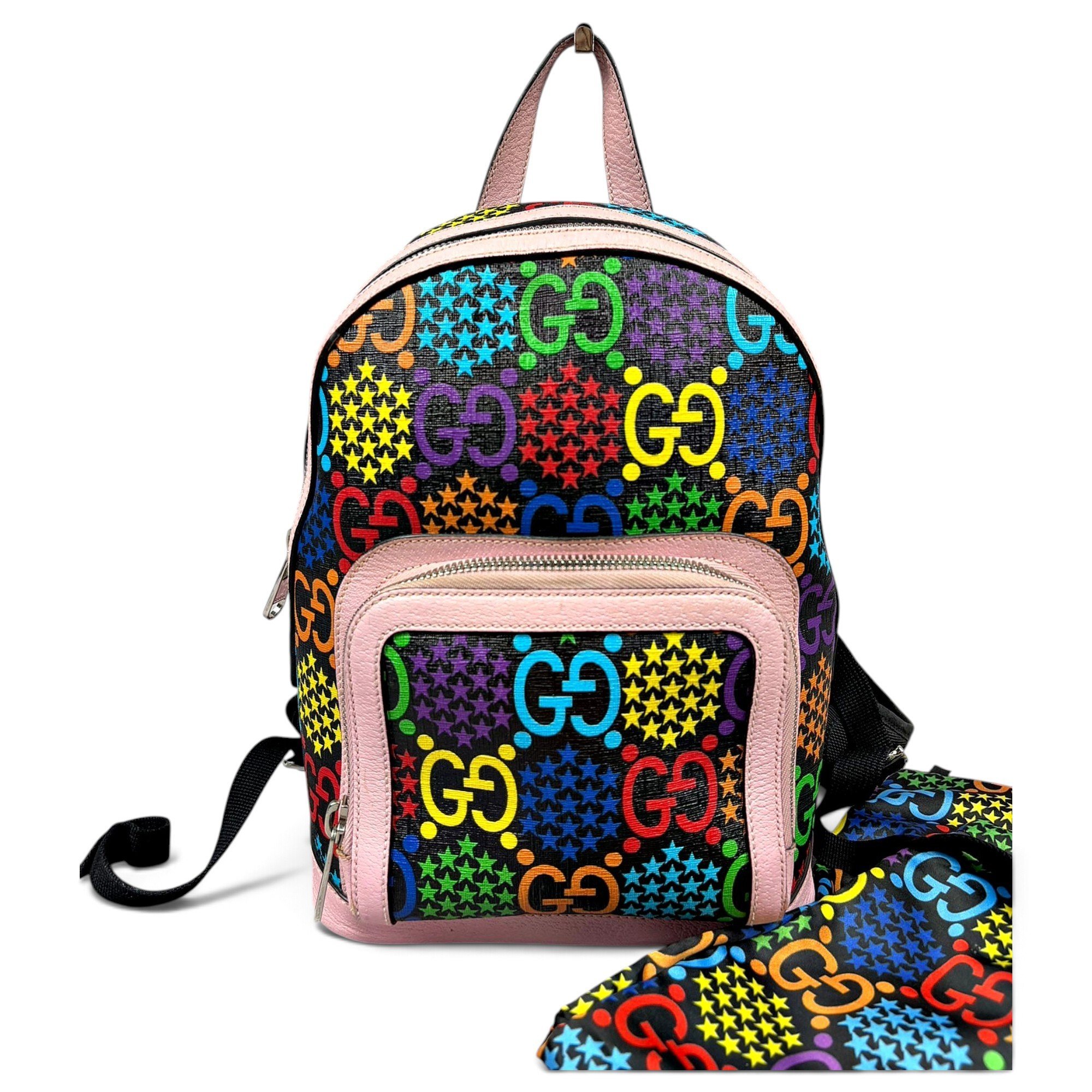 Leather backpack