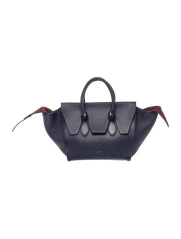 Leather Tie Tote Small
