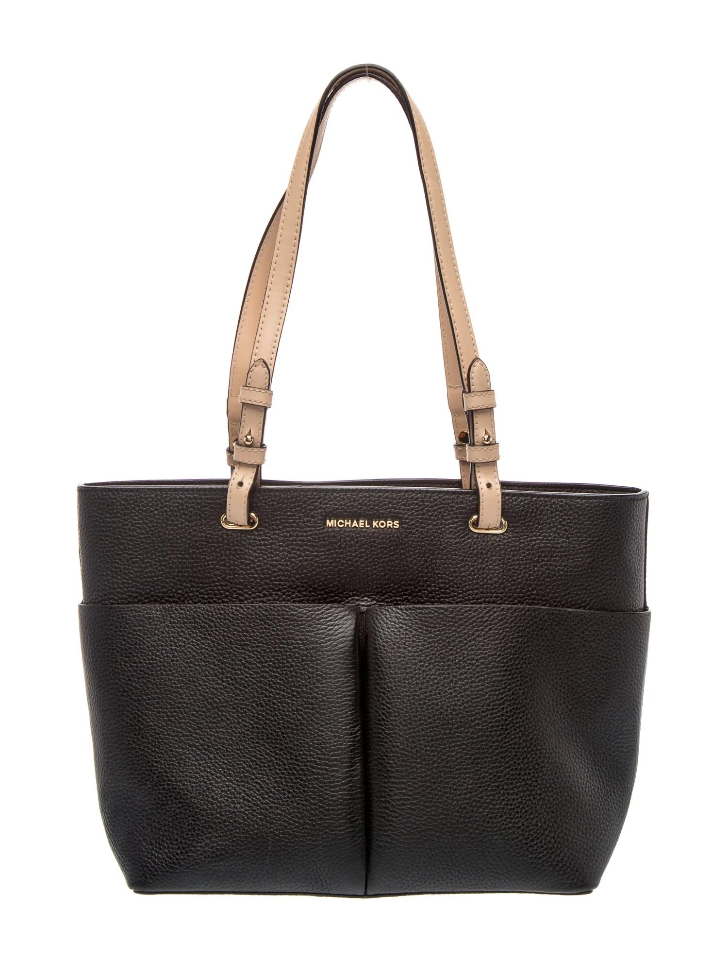 Michael Kors Leather Bedford Top Zip Pocket Tote Medium