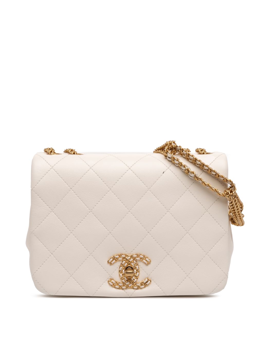 2021-2025 Small Quilted Lambskin On And On Chain Flap shoulder bag