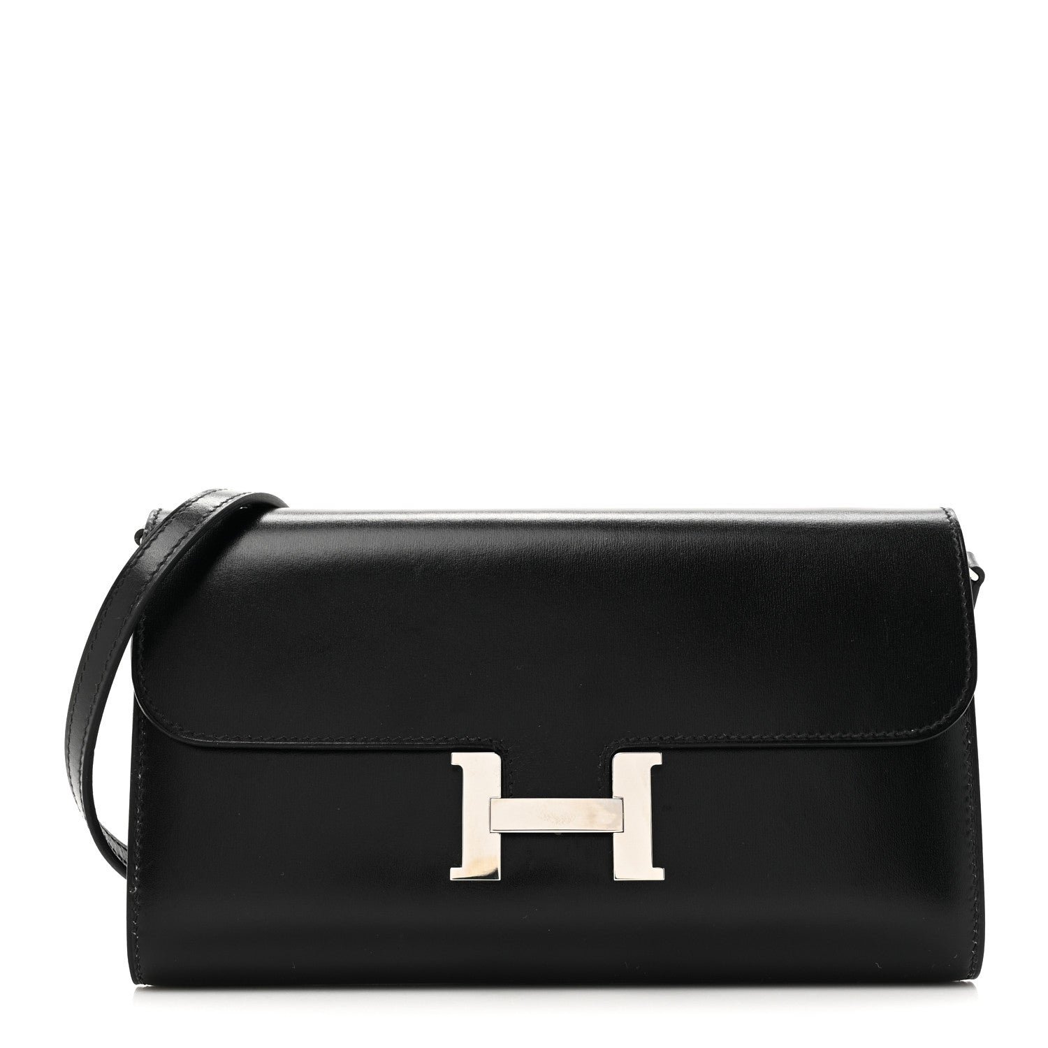 Hermes Box Constance Wallet To Go Black