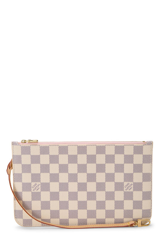 Louis Vuitton Damier Azur Neverfull Pouch MM NM