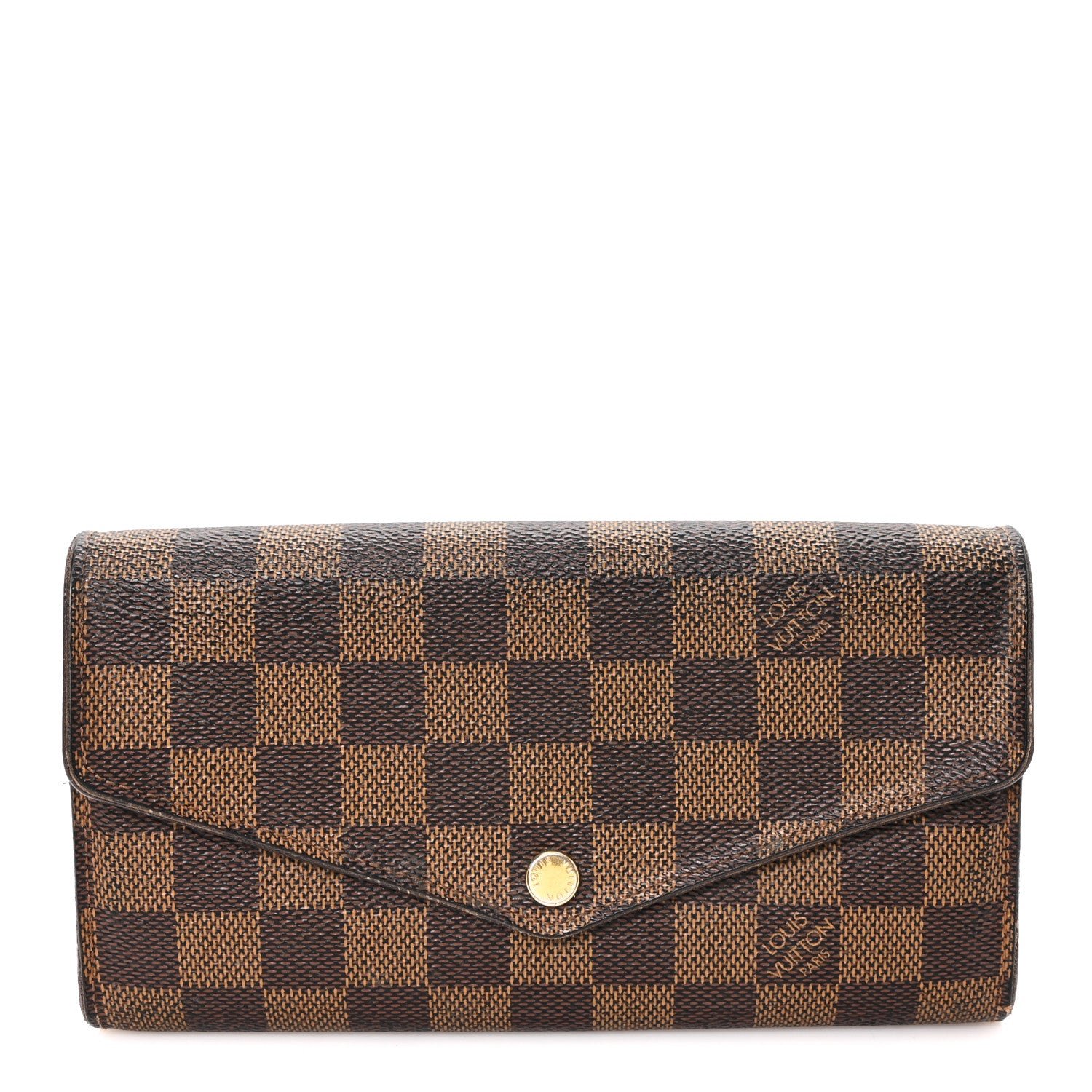 Louis Vuitton Damier Ebene Sarah Wallet NM