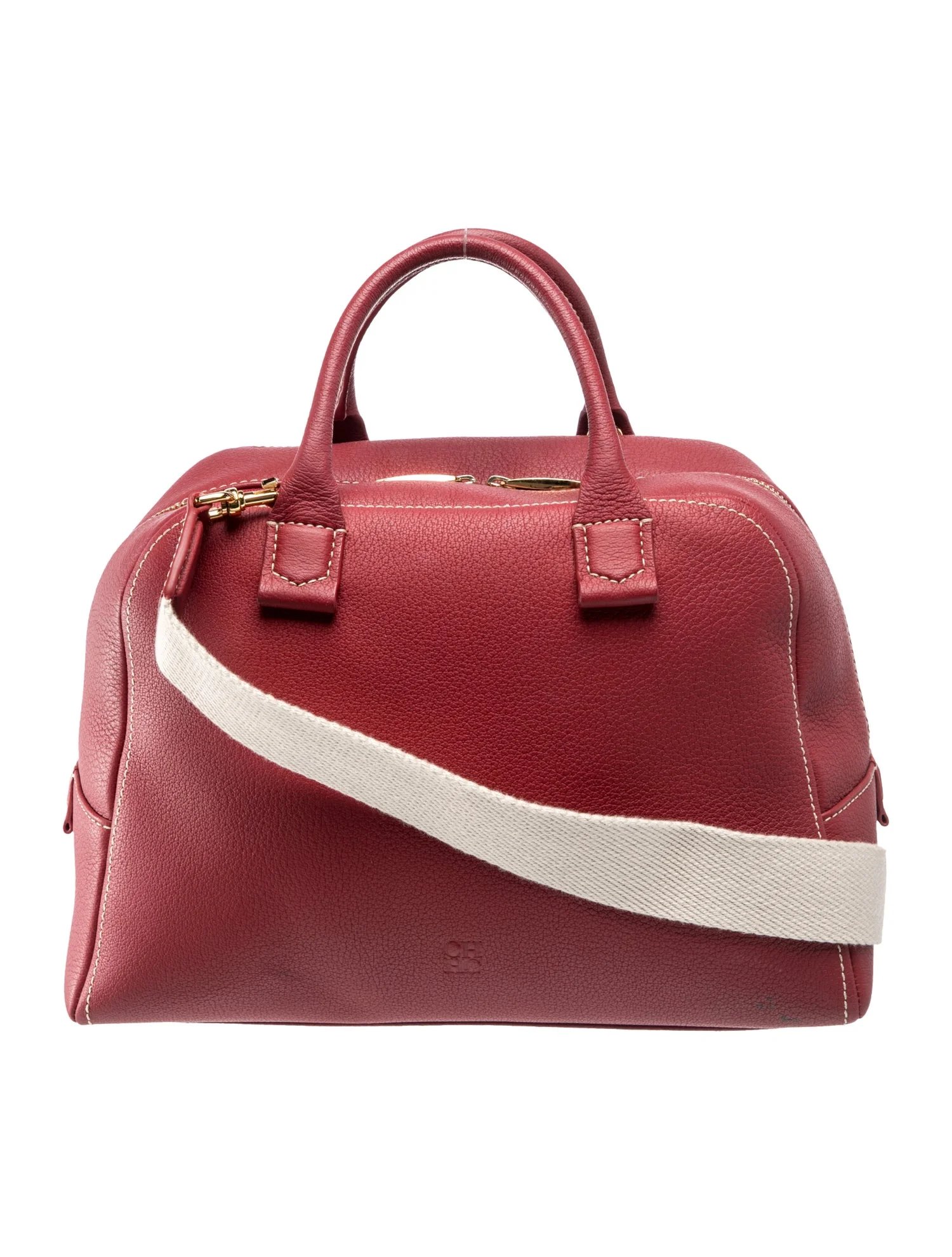 Leather Top Handle Bag