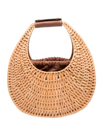 Staud Wicker Top Handle Bag