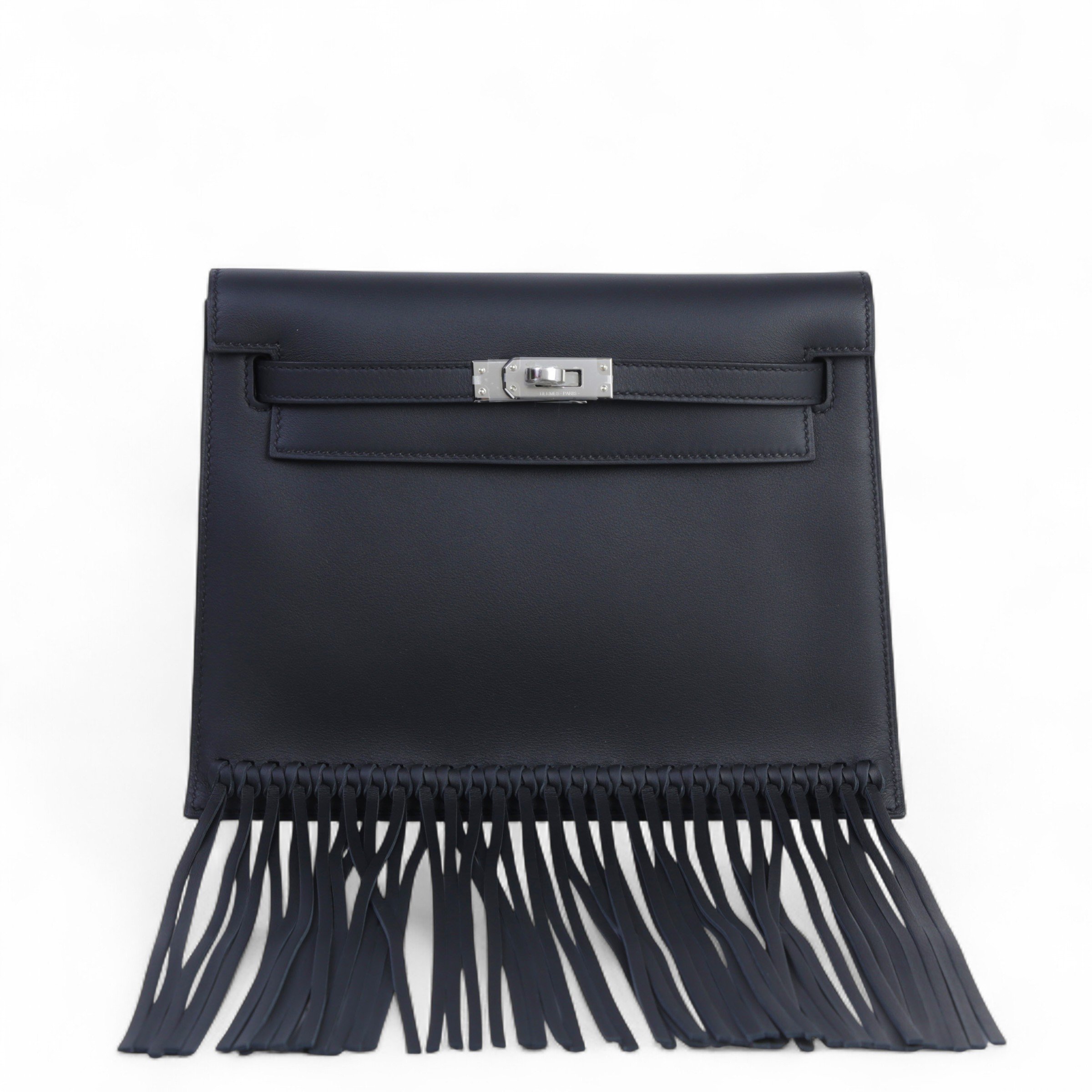 Hermes Brand New ( Rank N )  HERMÈS  Kelly Danse Anate Noir (89) Swift Palladium hardware W (2024)