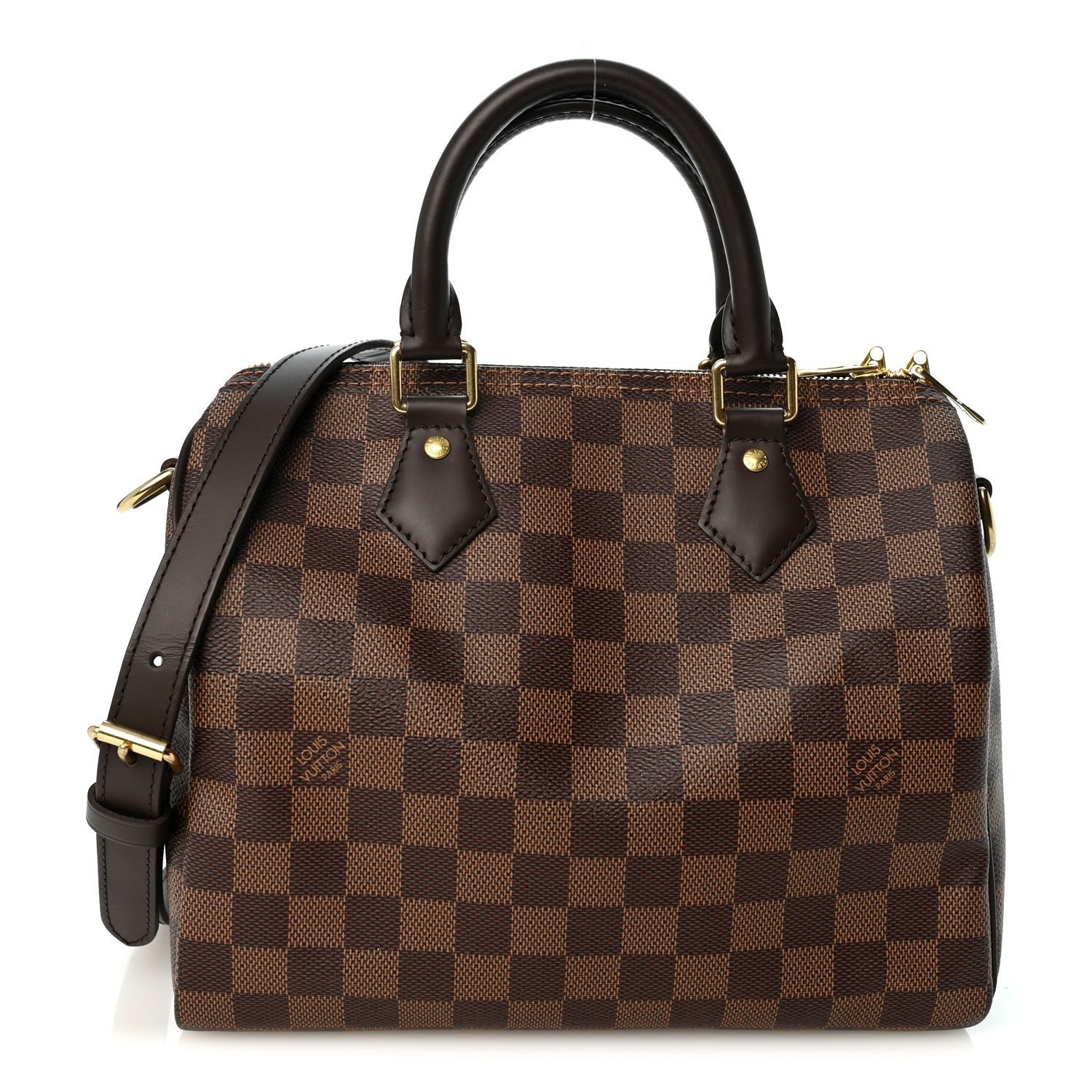 Louis Vuitton Damier Ebene Speedy Bandouliere 25