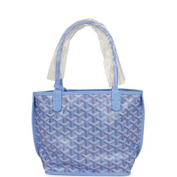 Goyard Goyard Goyardine Canvas Iris Anjou Mini Bag Palladium Hardware