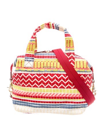 MZ Wallace Straw Top Handle Bag w/ Tags