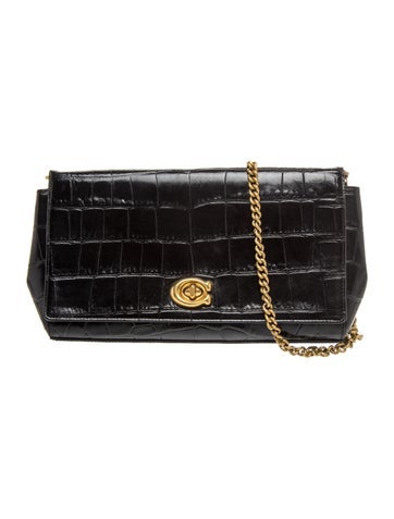 Embossed Leather Crossbody Bag