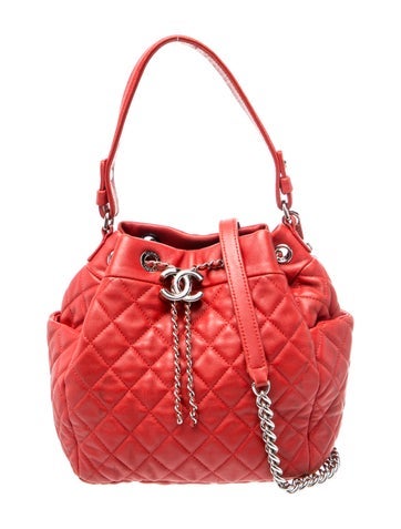Small Chain Bucket Bag